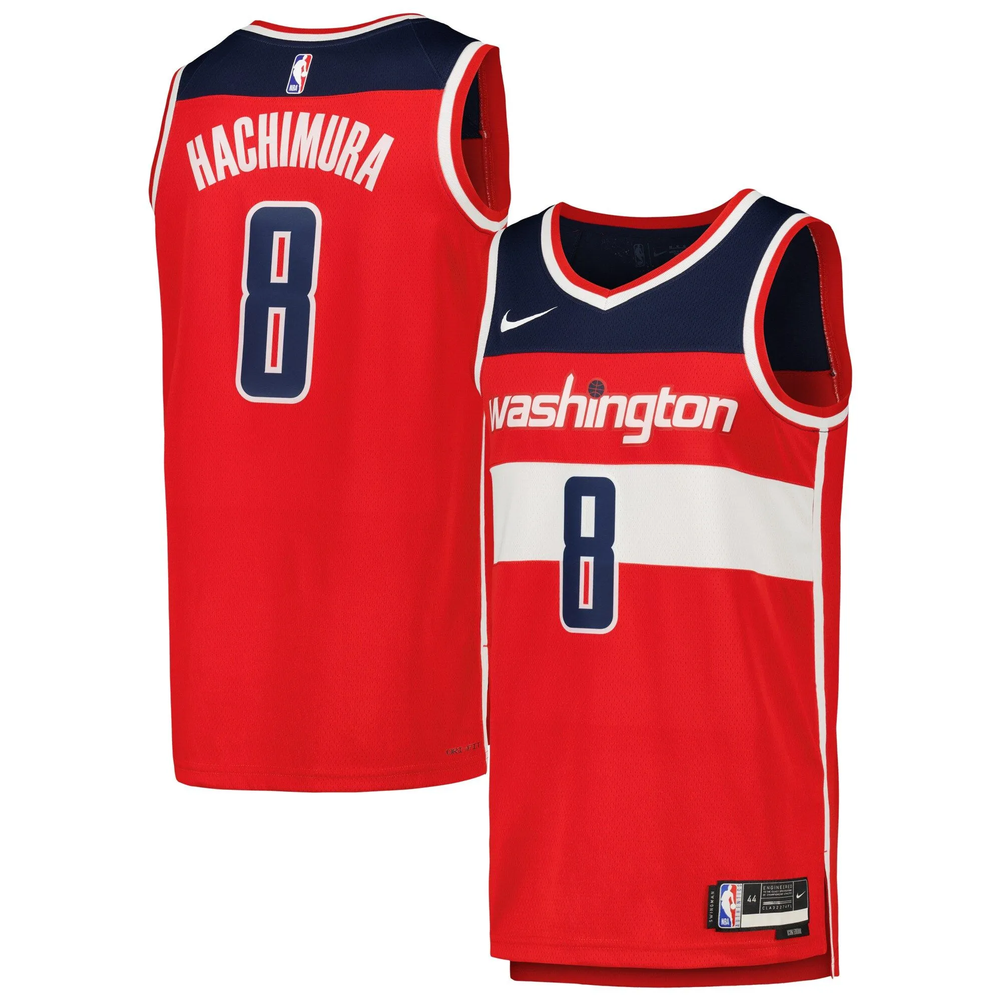 Rui Hachimura Washington Wizards  Swingman Jersey - Red