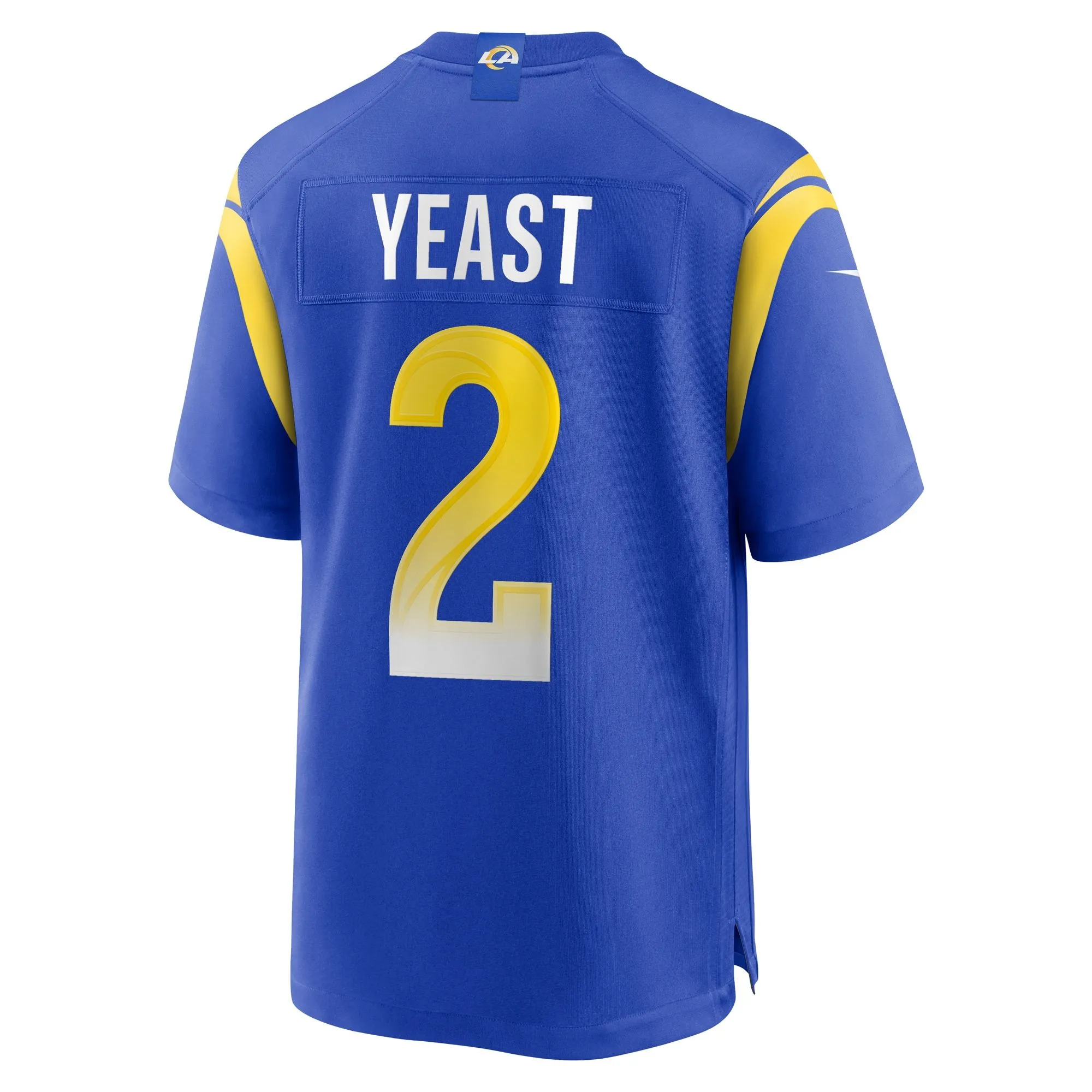 Russ Yeast Los Angeles Rams  Home Game Jersey - Royal