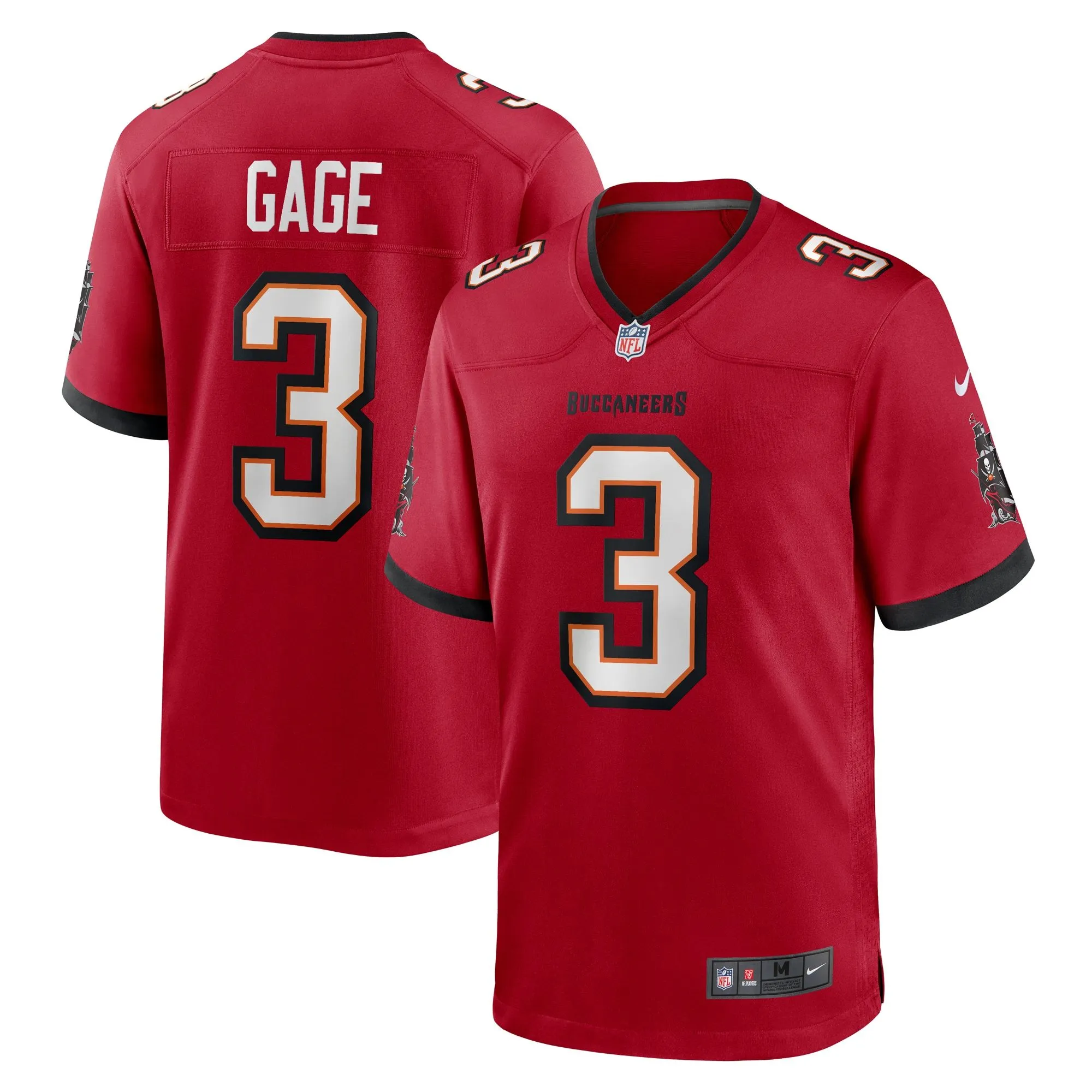 Russell Gage Tampa Bay Buccaneers   Game Jersey -  Red