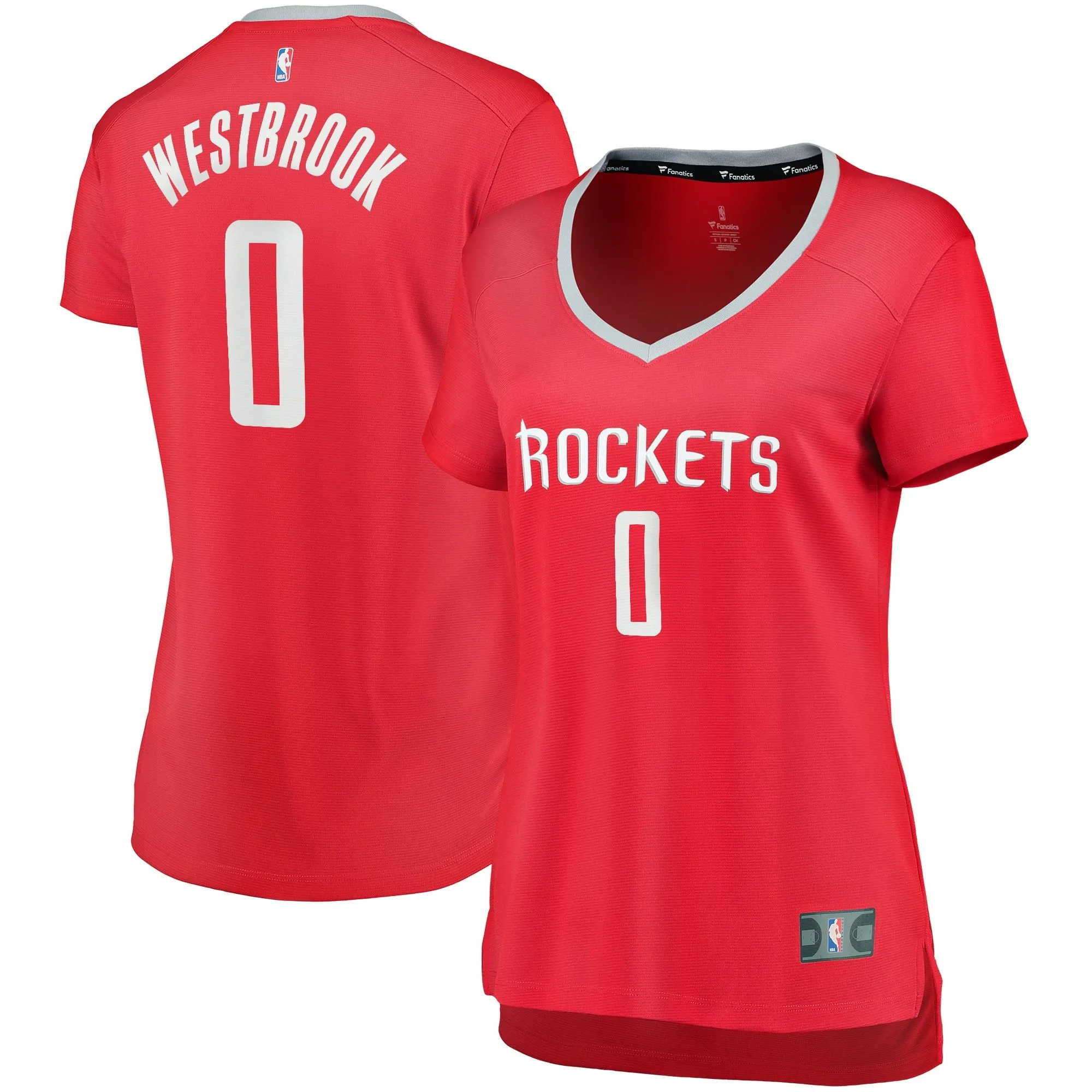 Russell Westbrook Houston Rockets Fanatics Branded Women's Fast Break Replica Jersey Red - Icon Edition