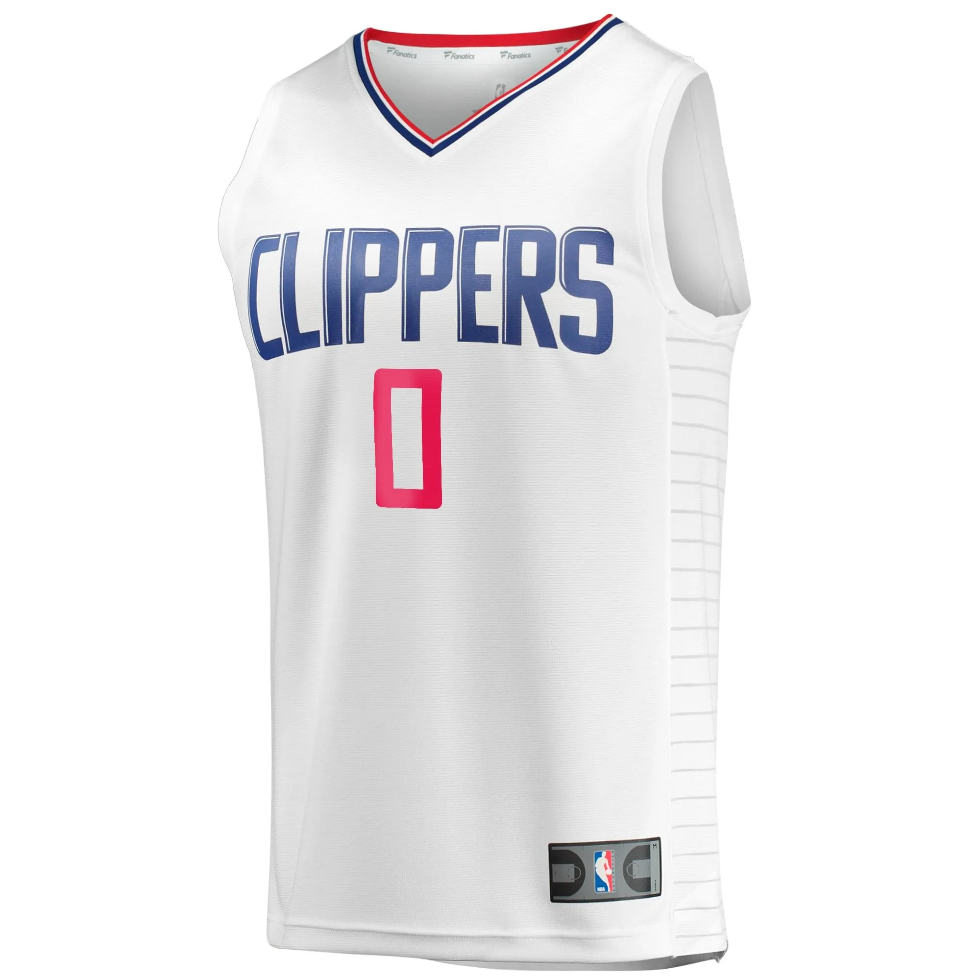 Russell Westbrook LA Clippers Fanatics Branded Fast Break Player Jersey - Association Edition - White