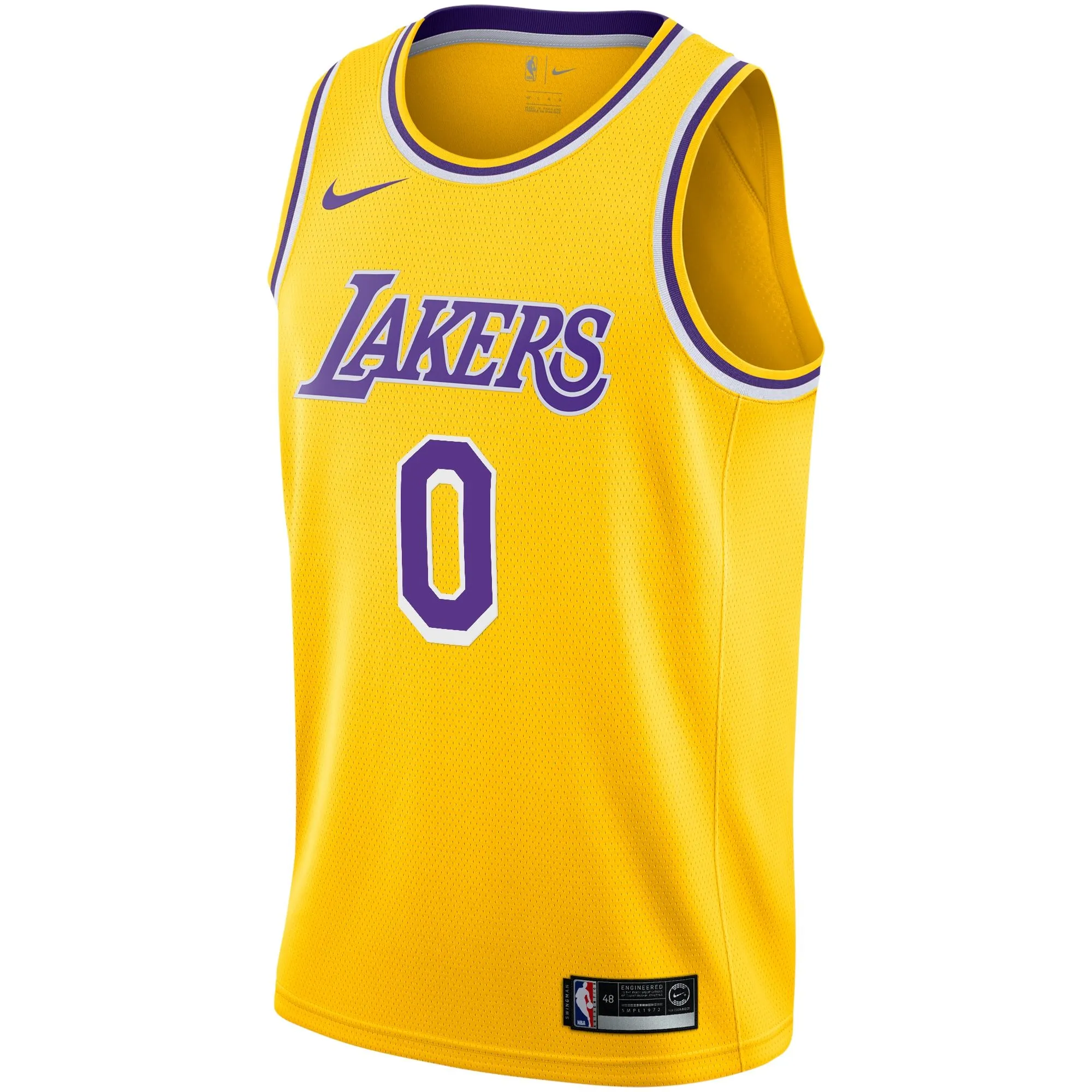 Russell Westbrook Los Angeles Lakers  2020/21 Swingman Player Jersey Gold - Icon Edition