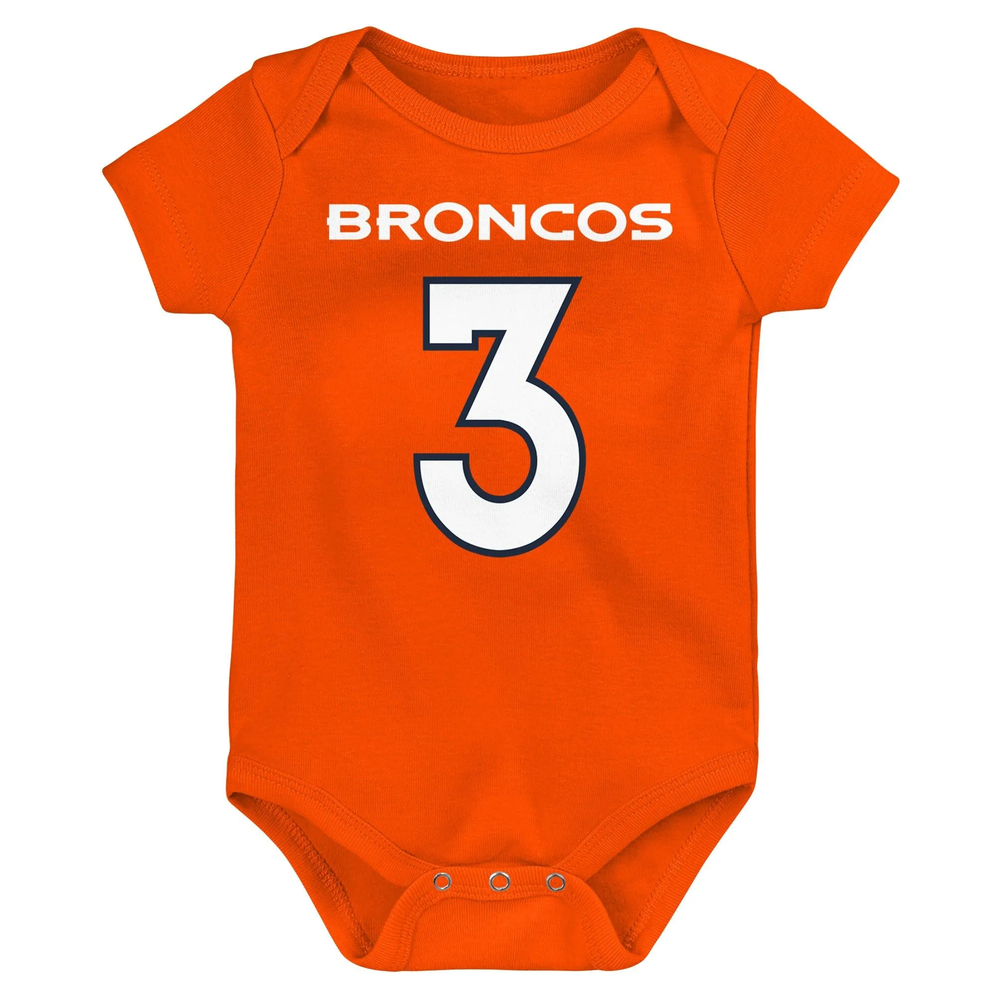 Russell Wilson Denver Broncos Newborn & Infant Team Player Bodysuit - Orange