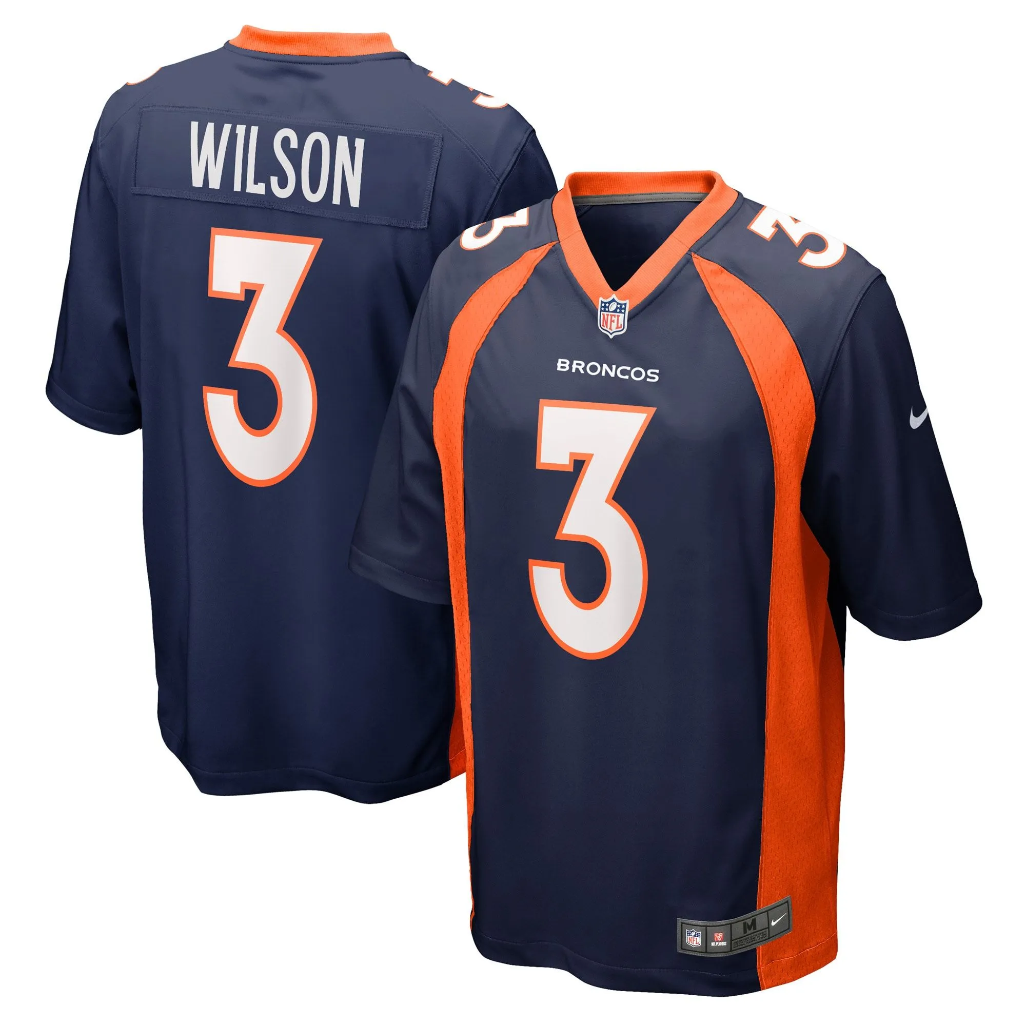 Russell Wilson Denver Broncos  Alternate Game Jersey - Navy