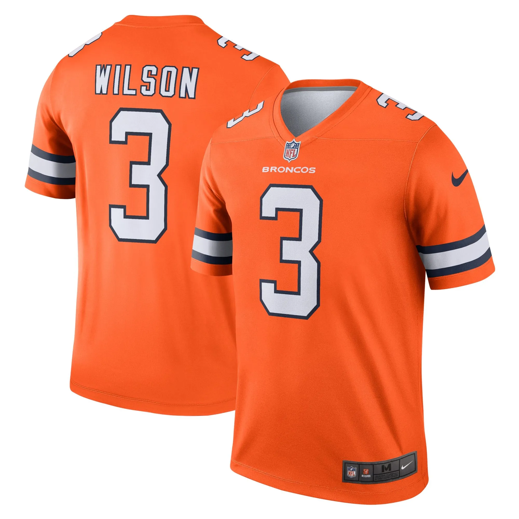 Russell Wilson Denver Broncos  Alternate Legend Jersey - Orange