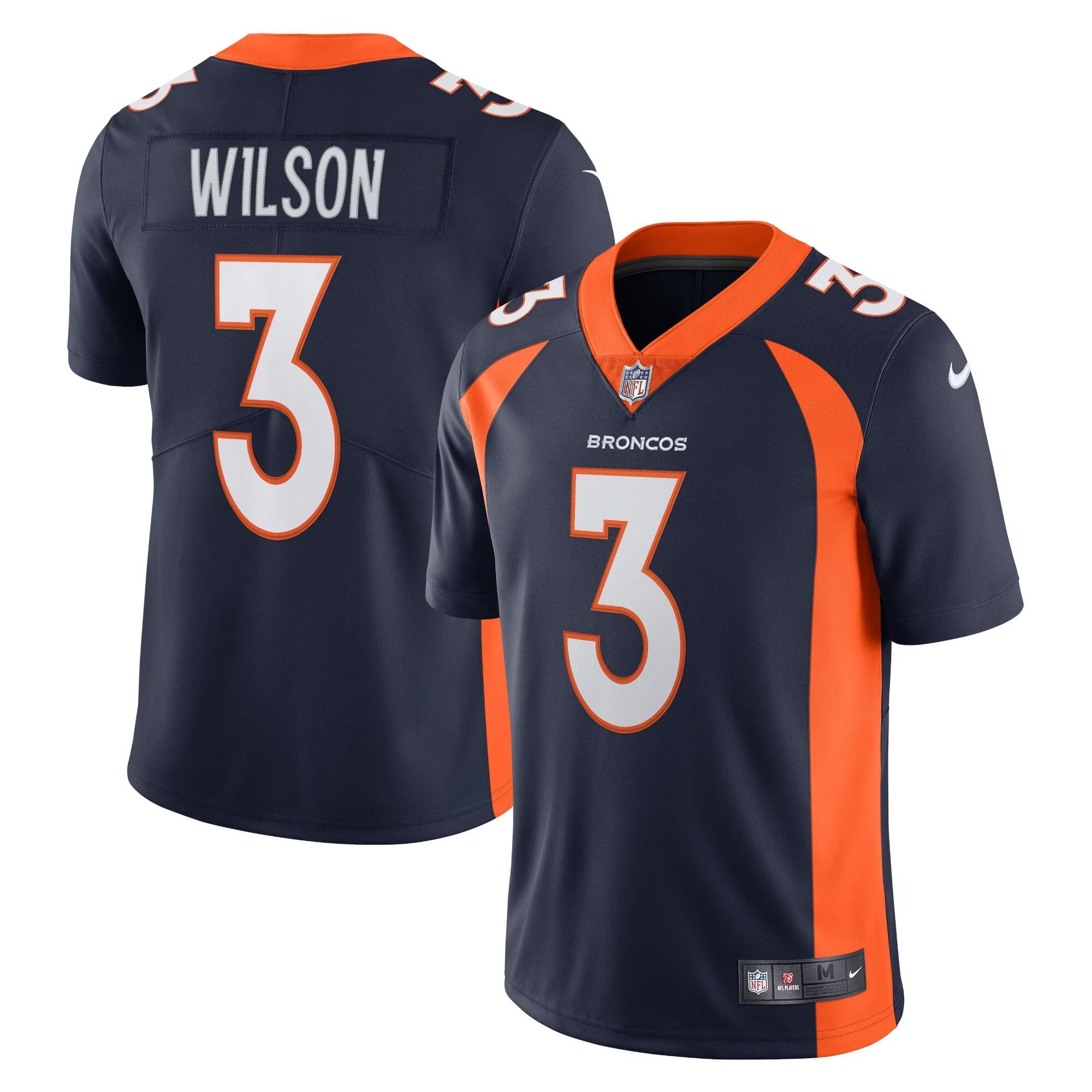 Russell Wilson Denver Broncos  Alternate Vapor Limited Jersey - Navy