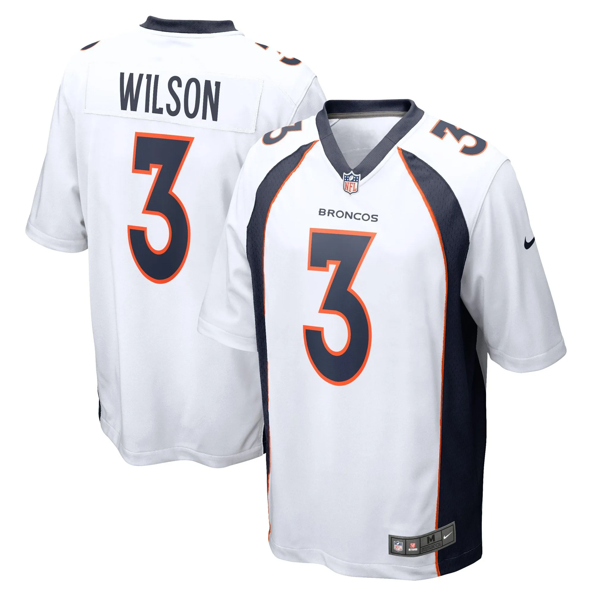 Russell Wilson Denver Broncos  Game Jersey - White