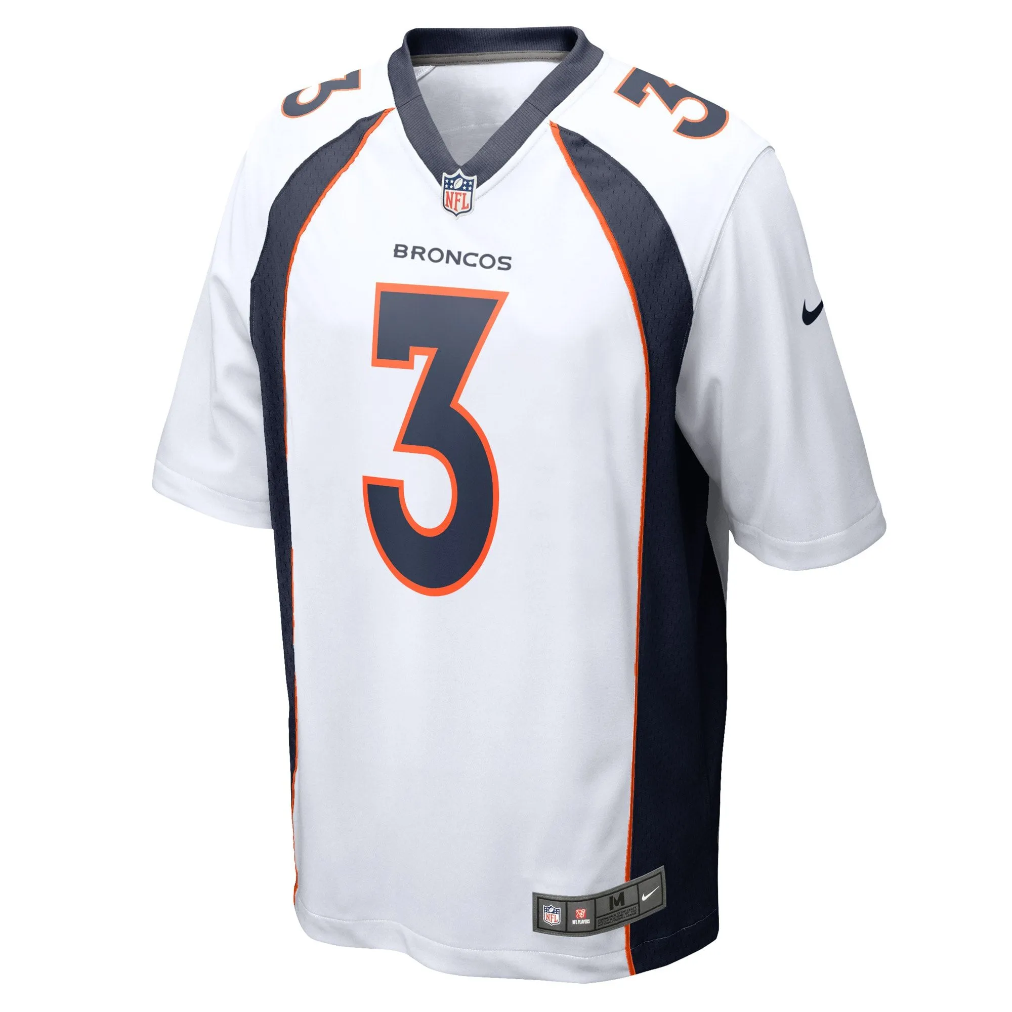 Russell Wilson Denver Broncos  Game Jersey - White