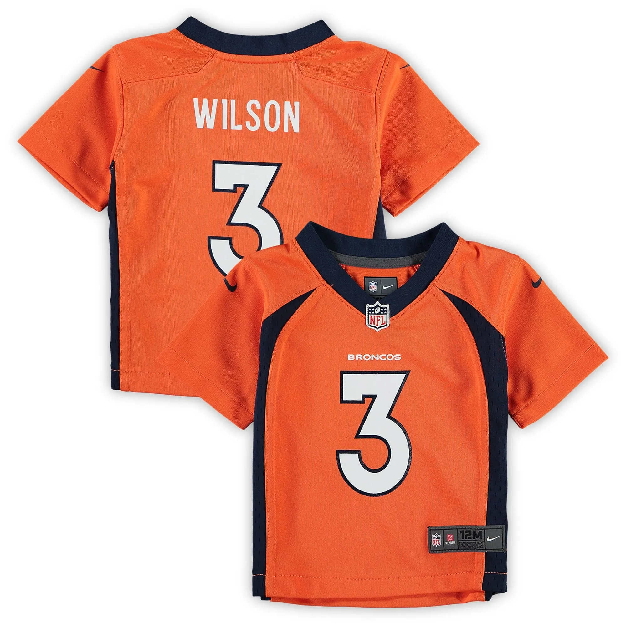 Russell Wilson Denver Broncos  Infant Game Jersey - Orange