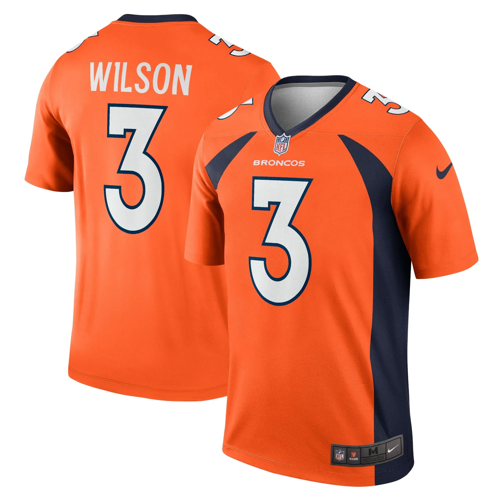 Russell Wilson Denver Broncos  Legend Jersey - Orange