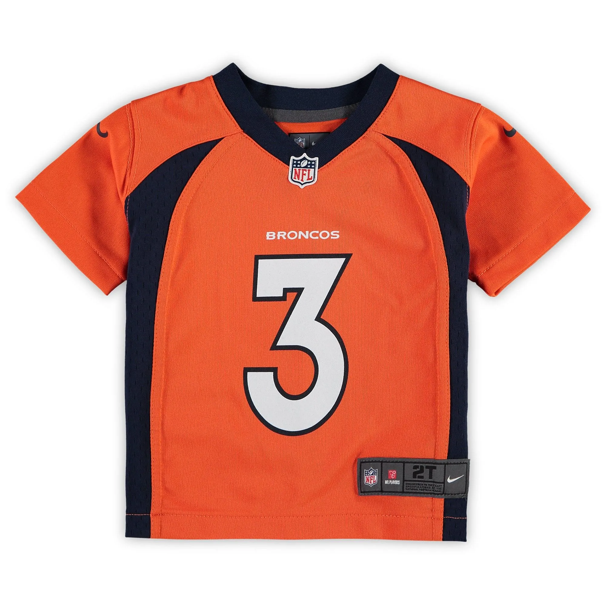 Russell Wilson Denver Broncos  Toddler Game Jersey - Orange