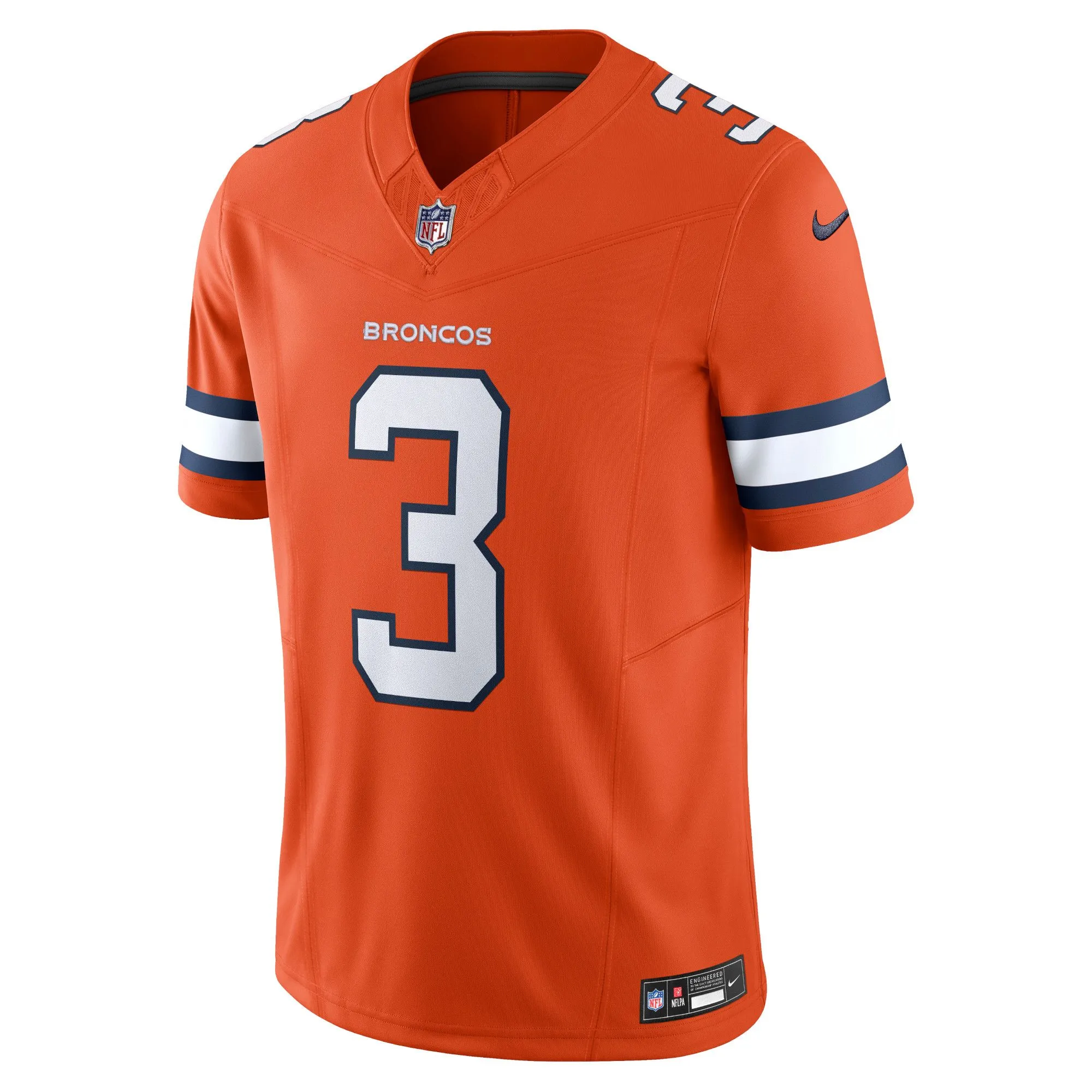 Russell Wilson Denver Broncos  Vapor F.U.S.E. Limited Jersey - Orange