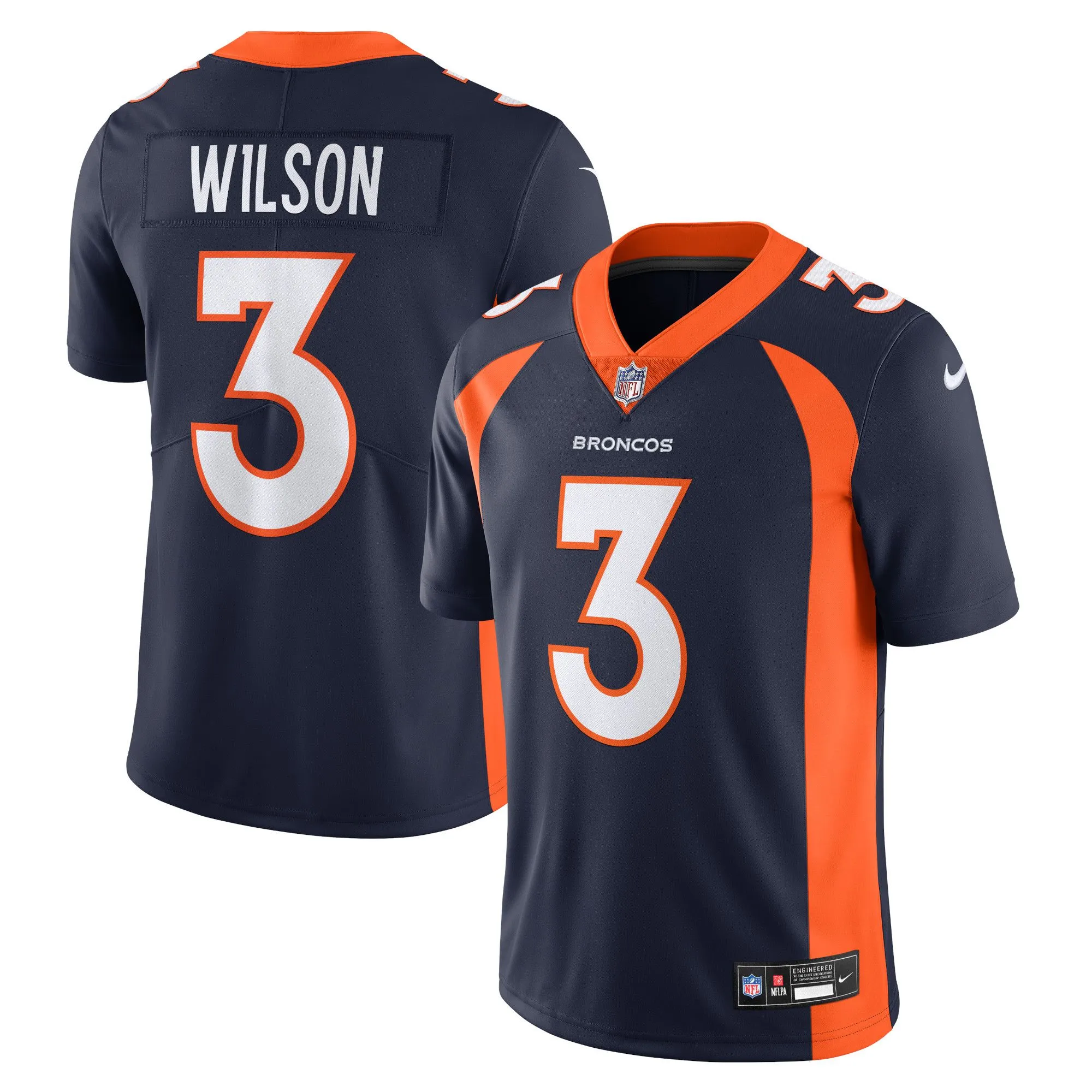 Russell Wilson Denver Broncos   Vapor Untouchable Limited Jersey - Navy