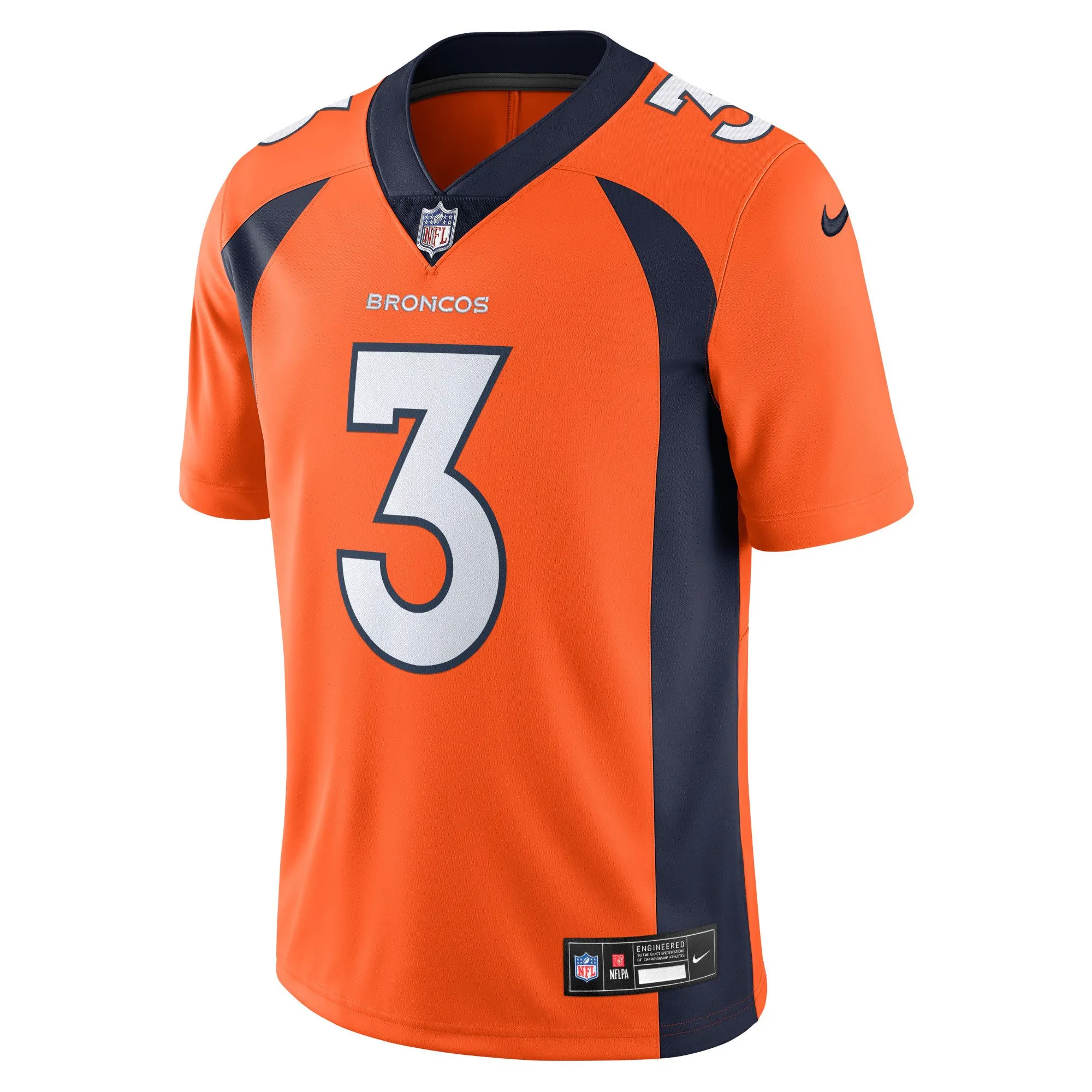 Russell Wilson Denver Broncos   Vapor Untouchable Limited Jersey - Orange