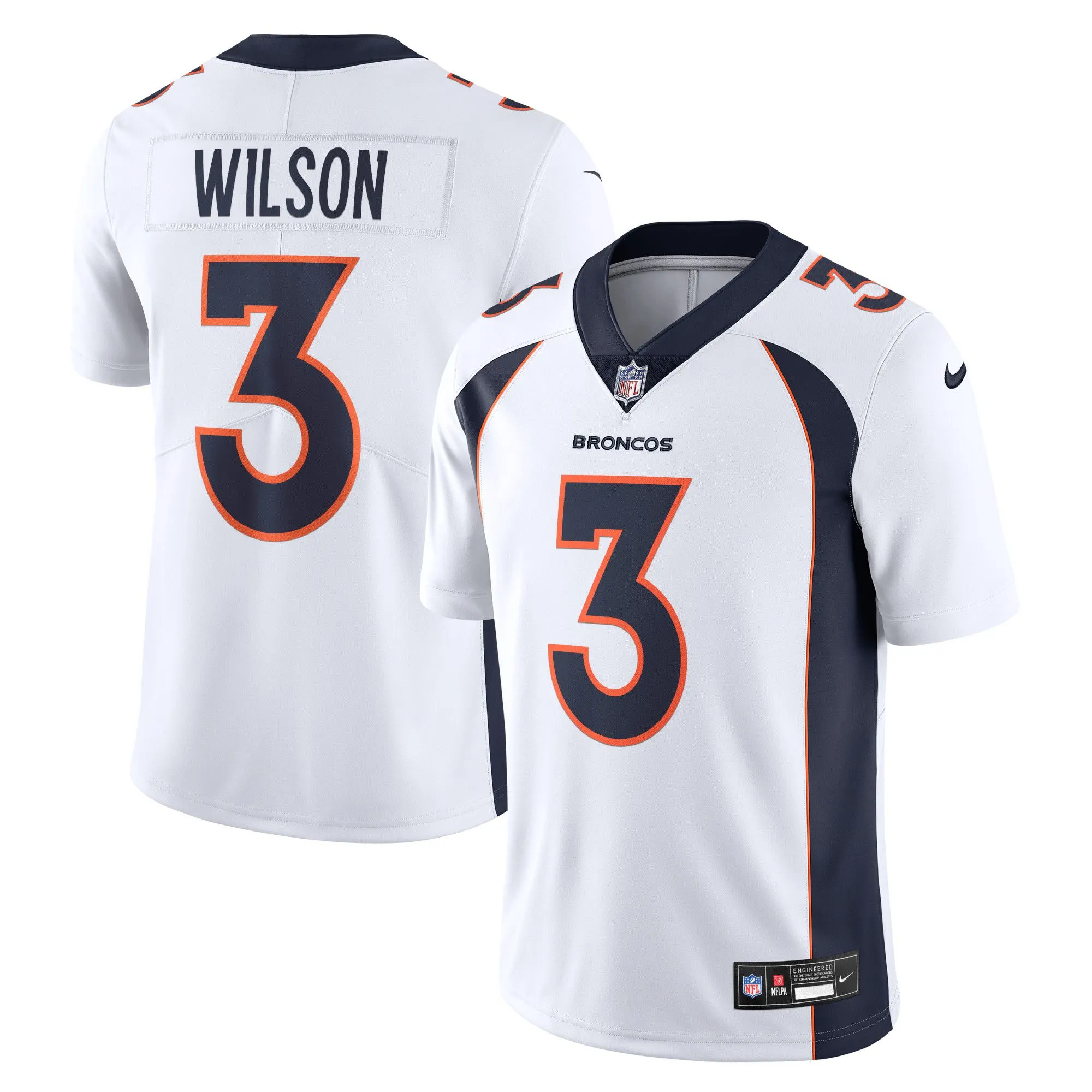 Russell Wilson Denver Broncos   Vapor Untouchable Limited Jersey - White