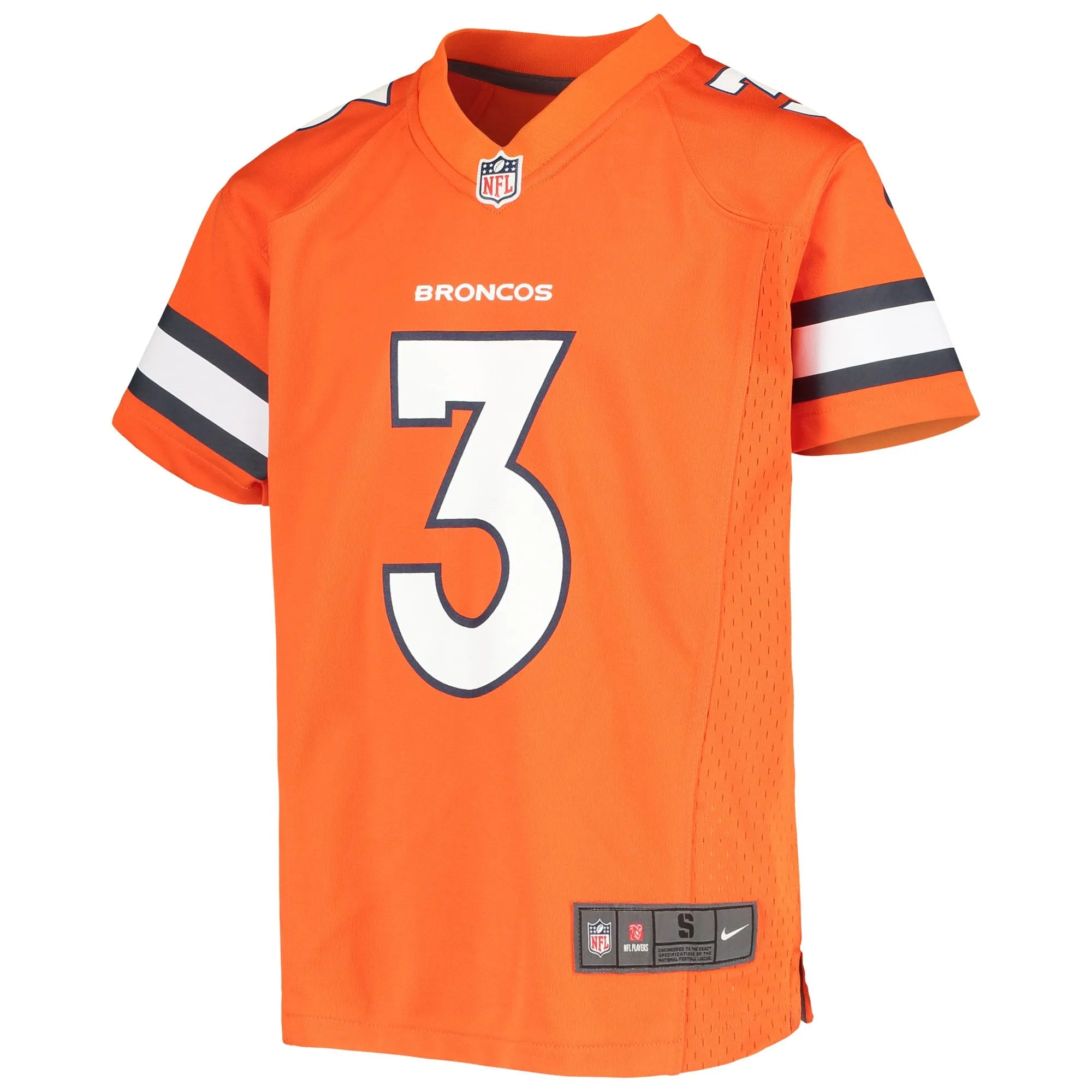 Russell Wilson Denver Broncos  Youth Game Jersey - Orange