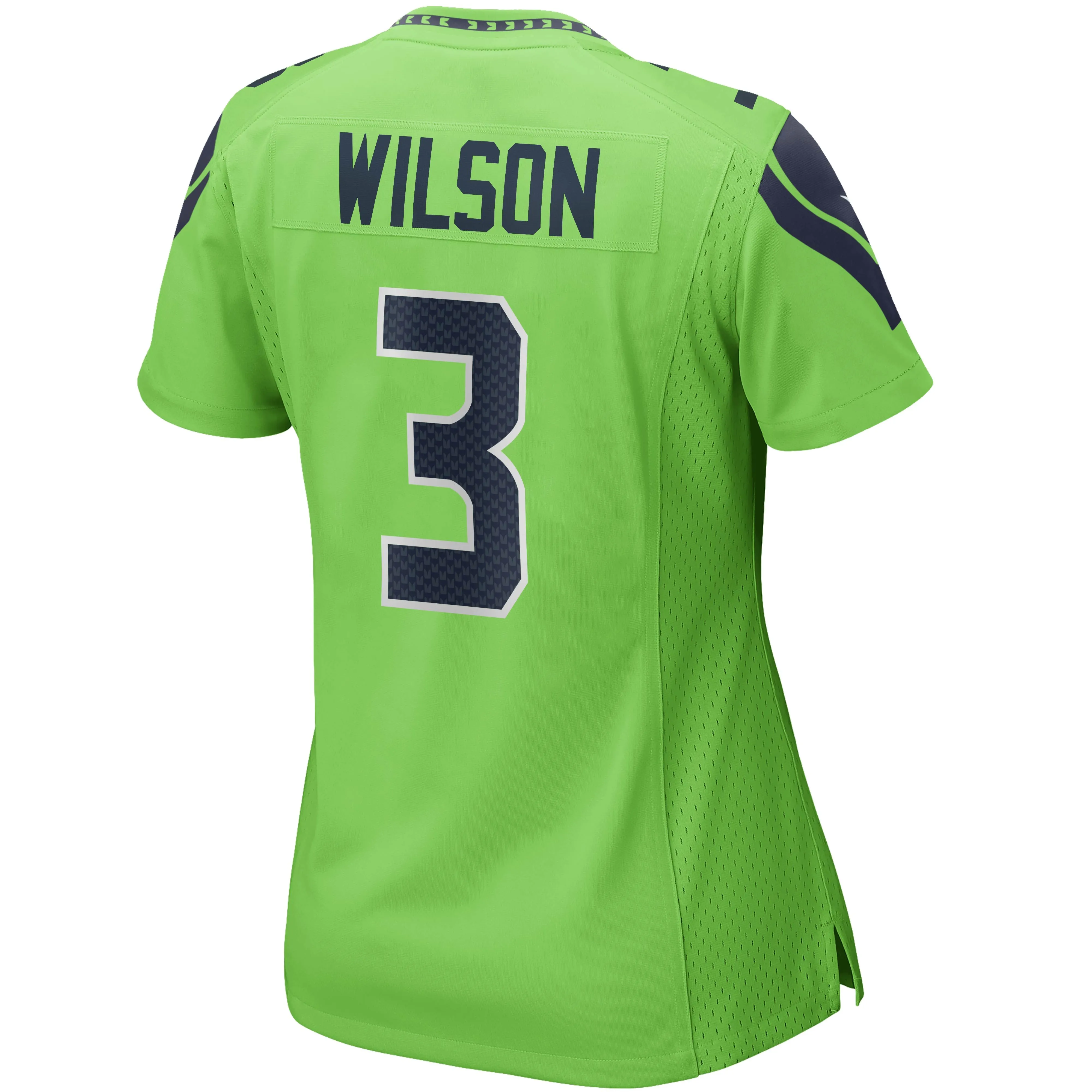 Russell Wilson Seattle Seahawks  Women's Alternate Game Jersey - Neon Green