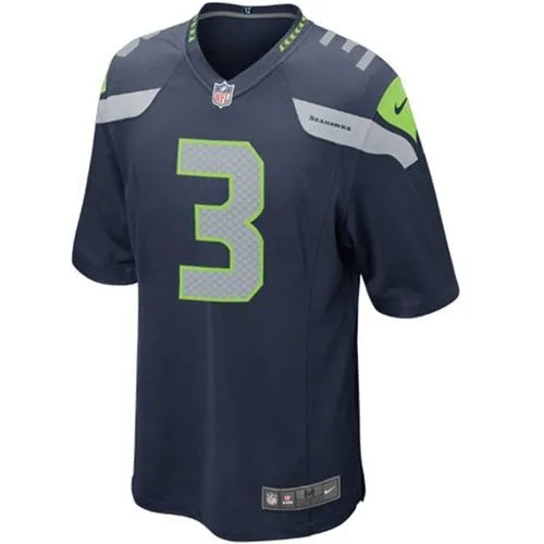 Russell Wilson Seattle Seahawks  Youth Team Color Game Jersey - College Navy