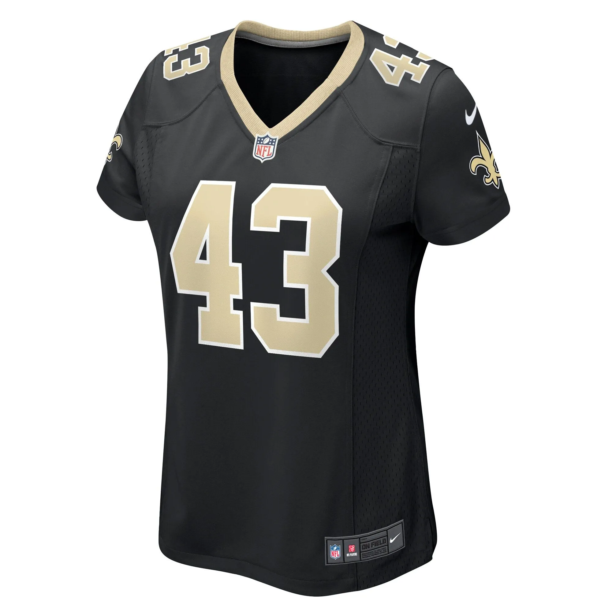 Ryan Connelly New Orleans Saints  Women's Team Game Jersey -  Black