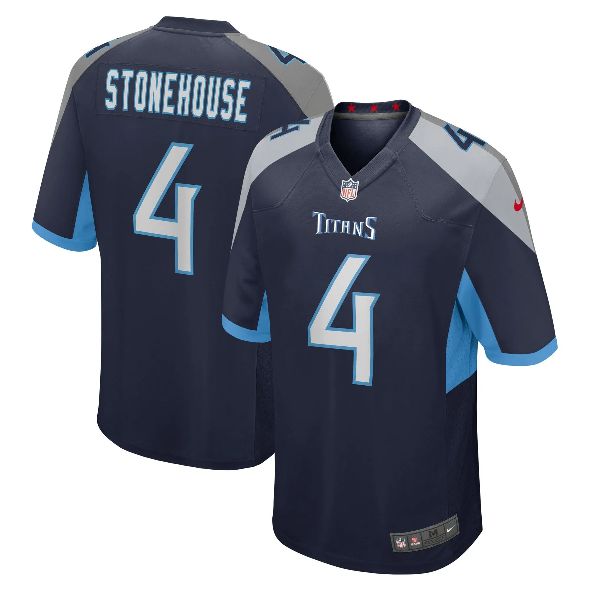 Ryan Stonehouse Tennessee Titans  Game Player Jersey - Navy