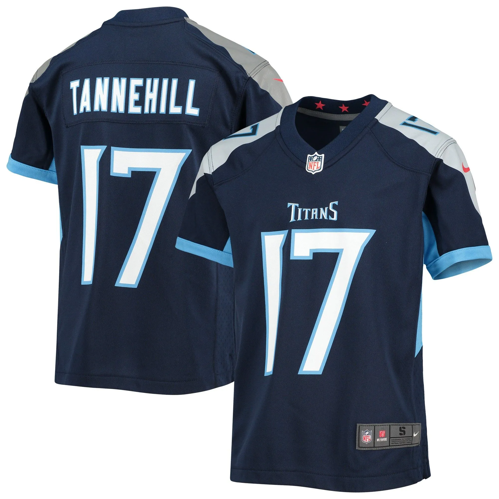 Ryan Tannehill Tennessee Titans  Youth Game Jersey - Navy