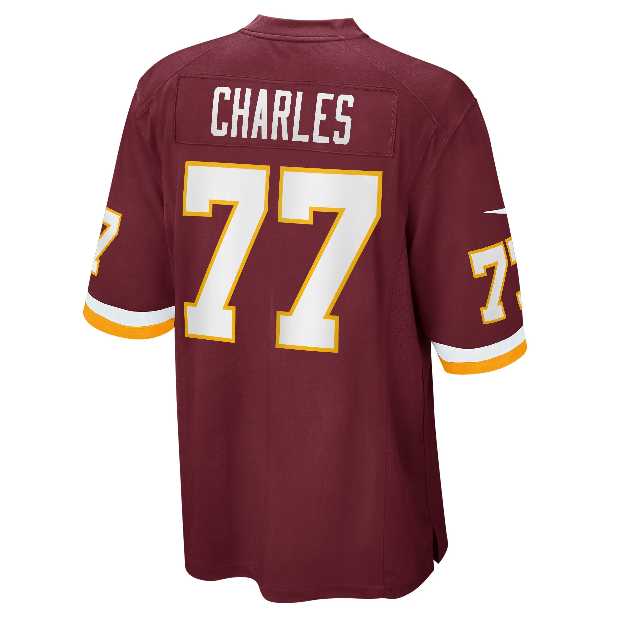 Saahdiq Charles Washington Football Team  Game Player Jersey - Burgundy