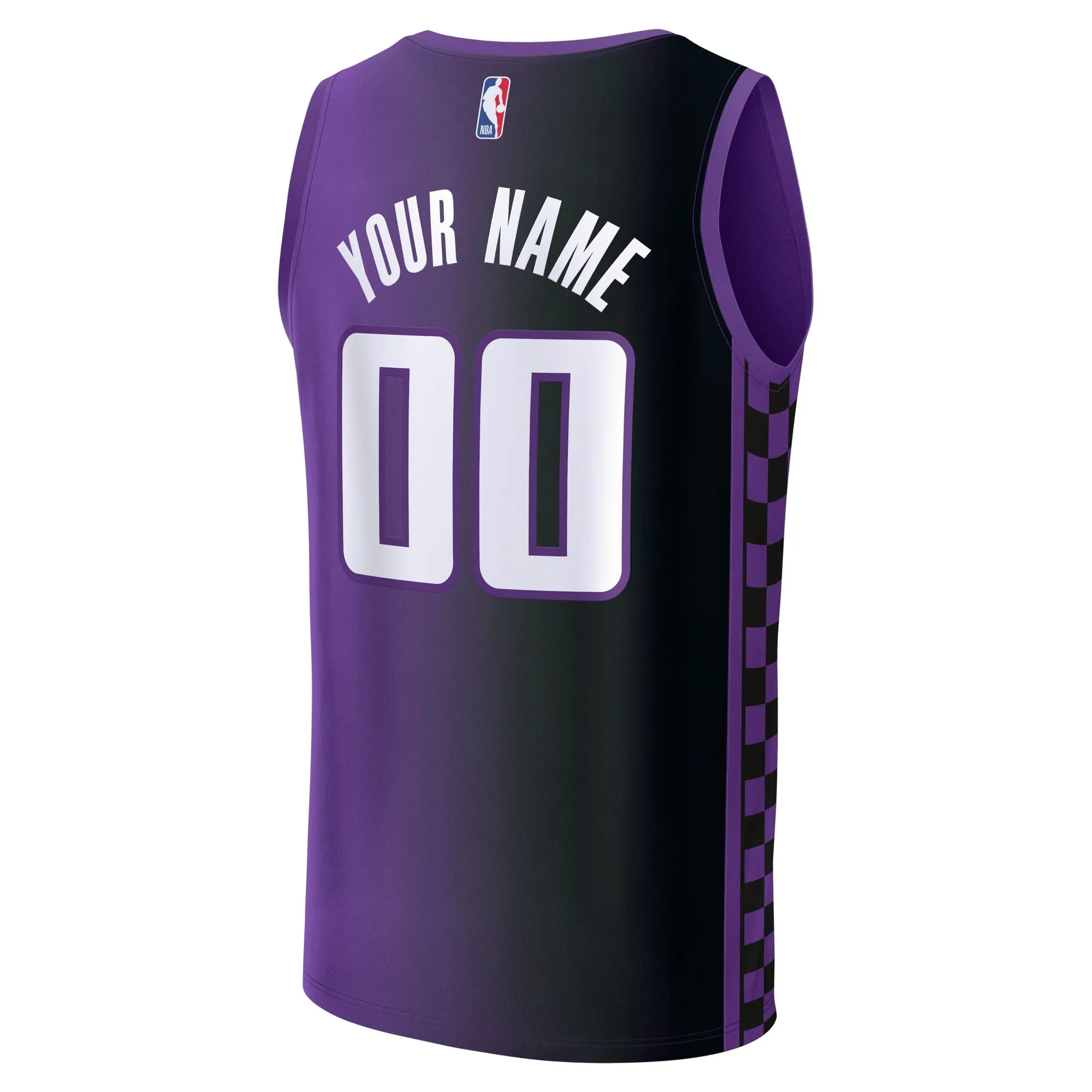 Sacramento Kings Fanatics Branded Youth Custom Fast Break Jersey - Purple - Statement Edition