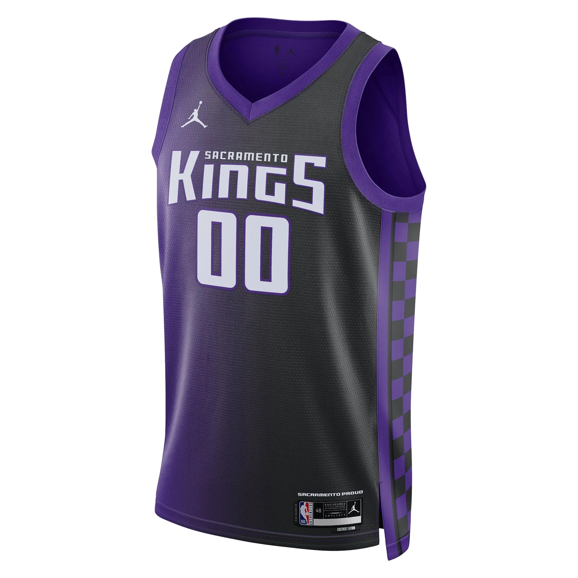 Sacramento Kings Jordan Brand Unisex Swingman Custom Jersey - Statement Edition - Purple