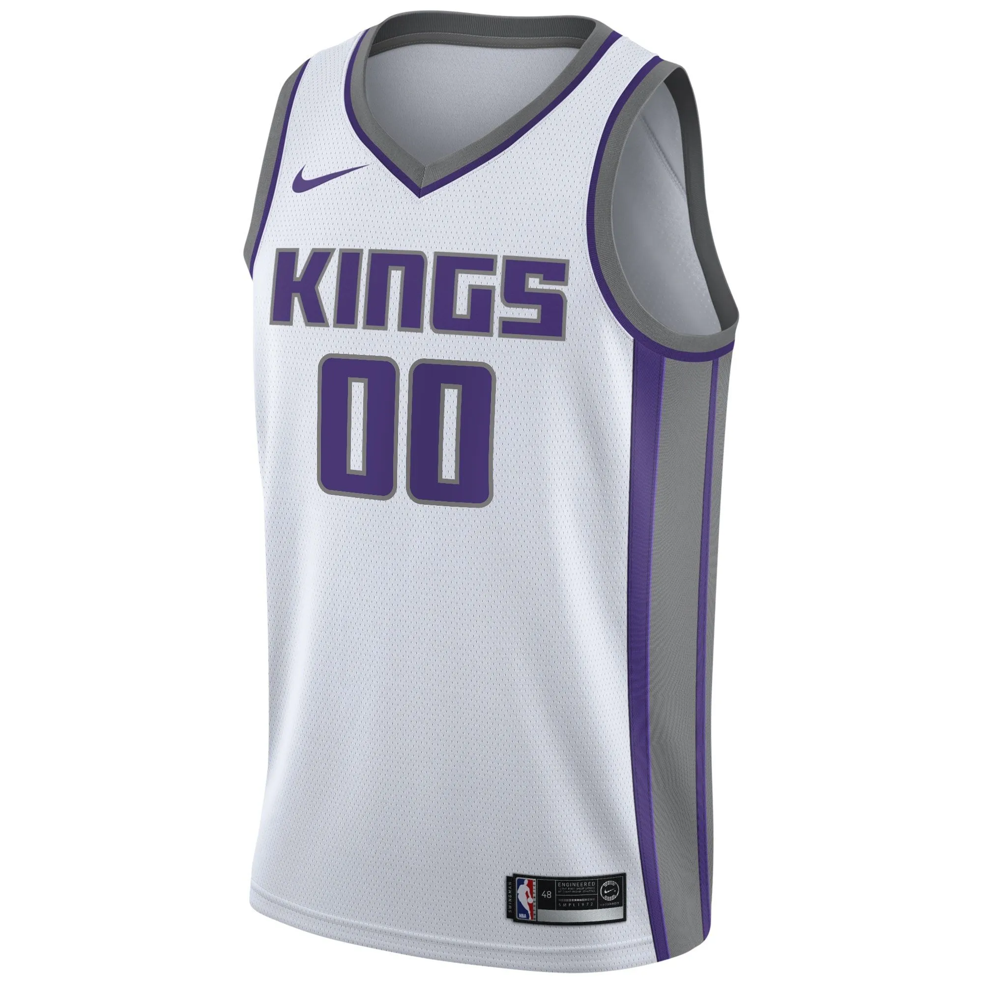 Sacramento Kings  2020/21 Swingman Custom Jersey - Association Edition - White