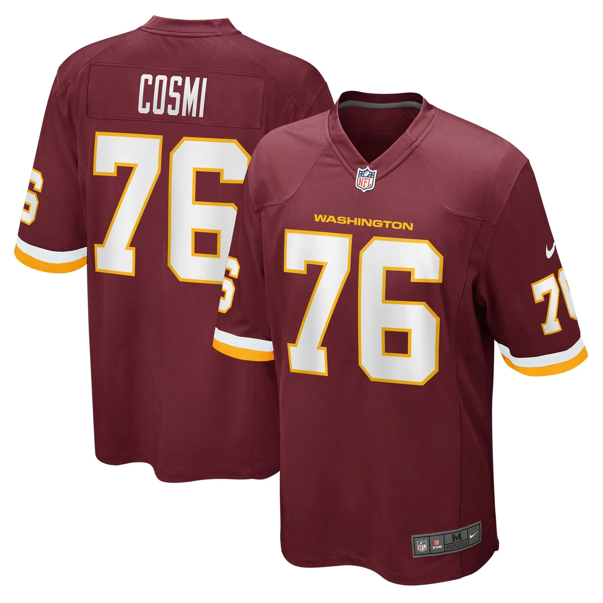 Sam Cosmi Washington Football Team  Game Jersey - Burgundy