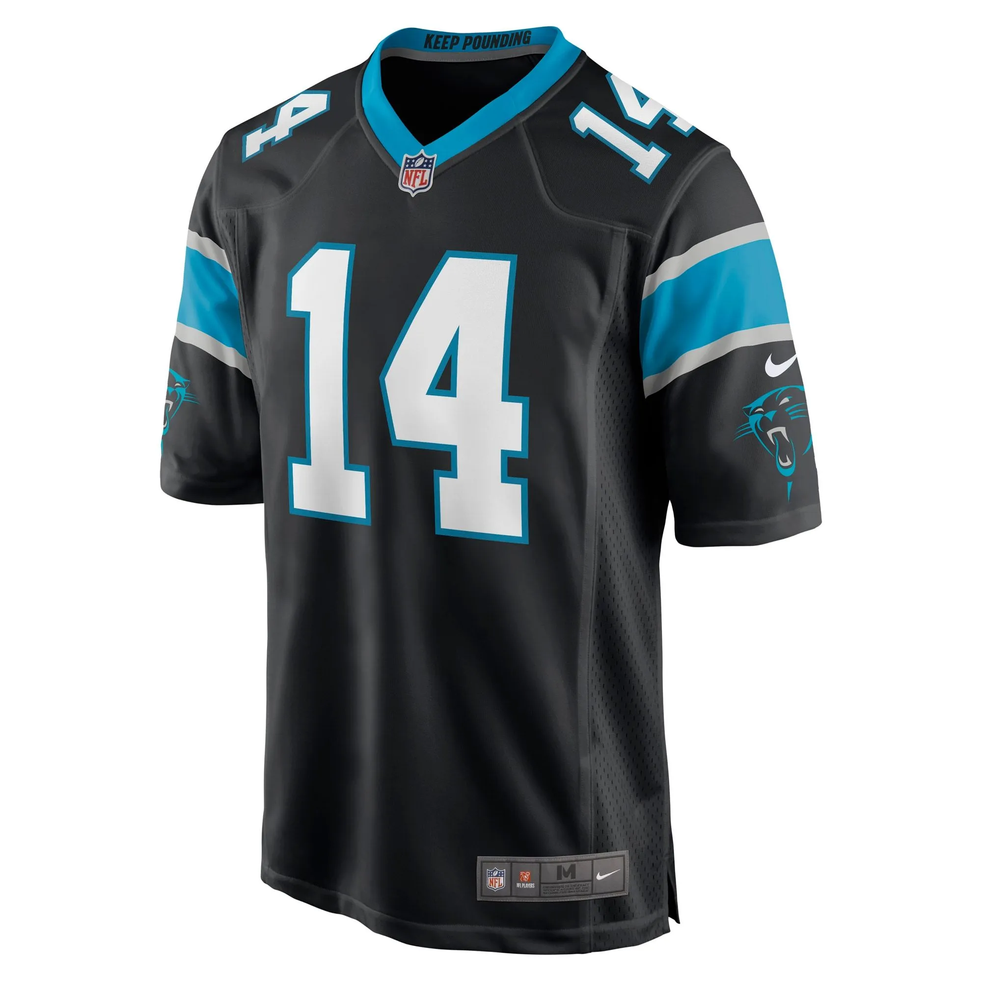 Sam Darnold Carolina Panthers  Game Player Jersey - Black