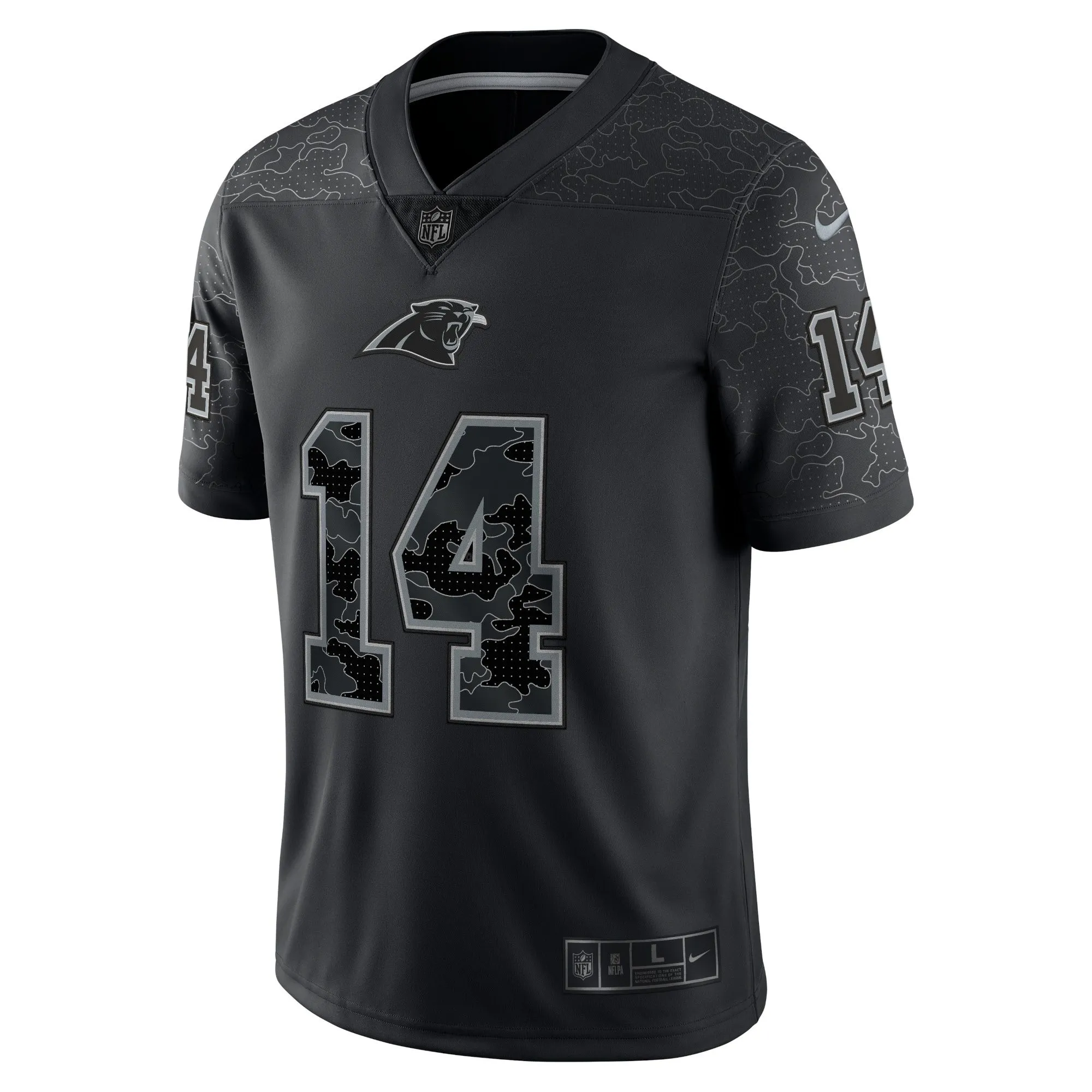 Sam Darnold Carolina Panthers  RFLCTV Limited Jersey - Black