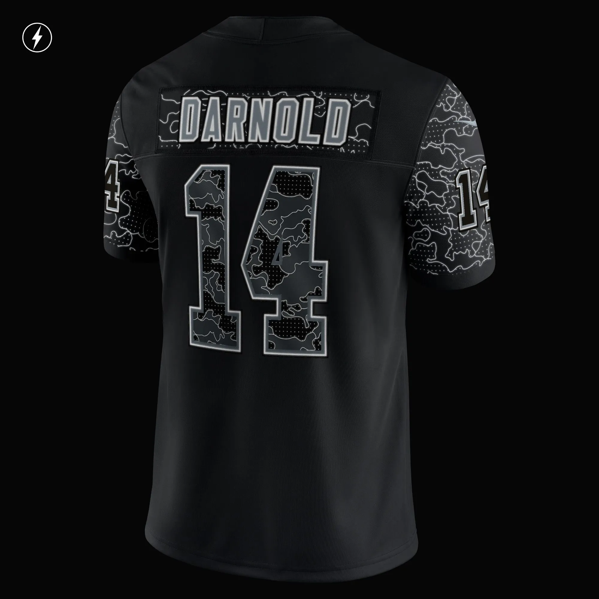 Sam Darnold Carolina Panthers  RFLCTV Limited Jersey - Black