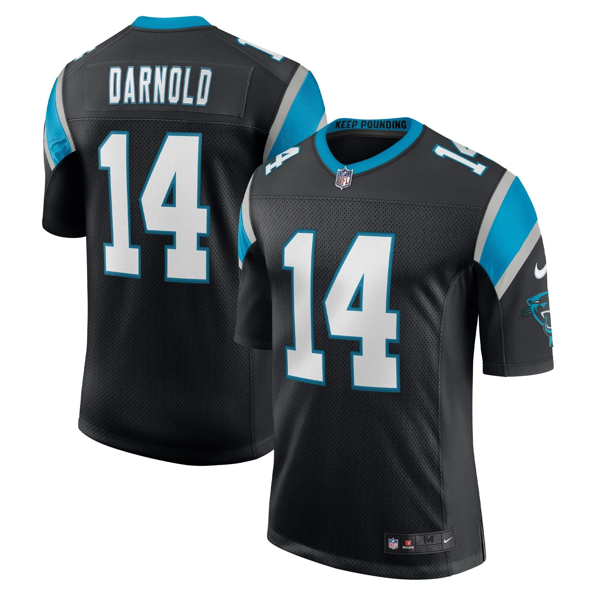 Sam Darnold Carolina Panthers  Vapor Limited Jersey - Black