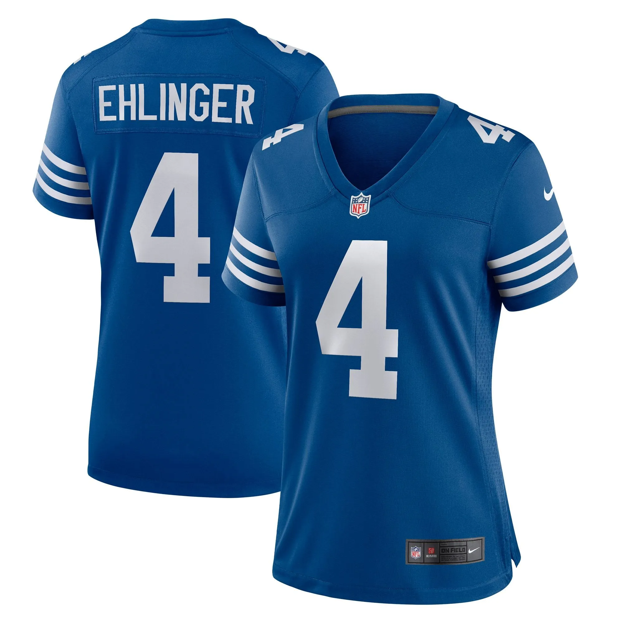 Sam Ehlinger Indianapolis Colts  Women's Game Player Jersey - Blue