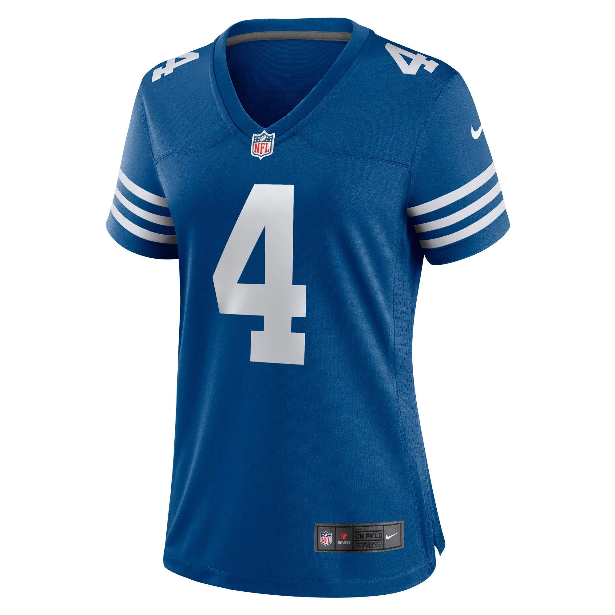 Sam Ehlinger Indianapolis Colts  Women's Game Player Jersey - Blue