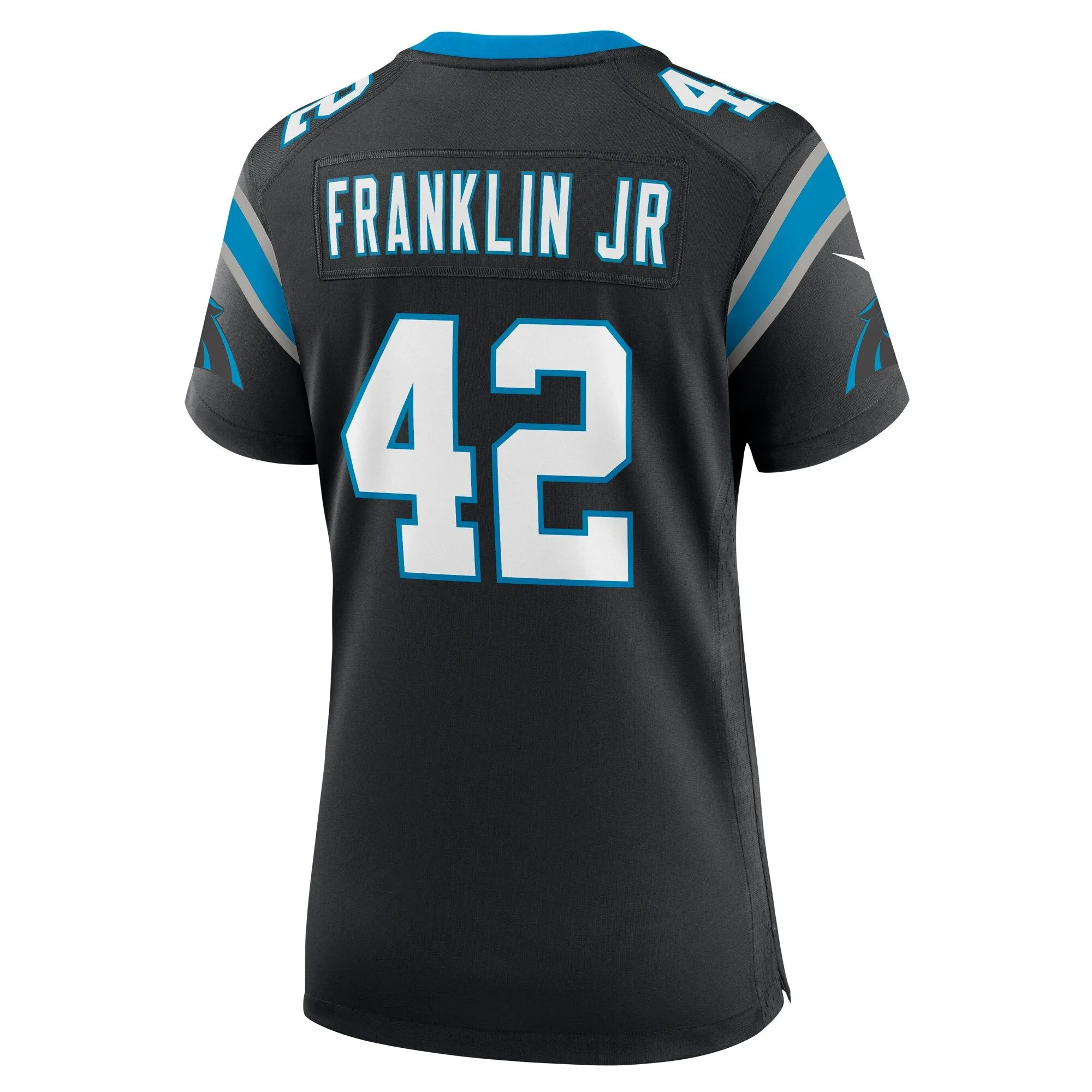 Sam Franklin Jr. Carolina Panthers  Women's Team Game Jersey - Black