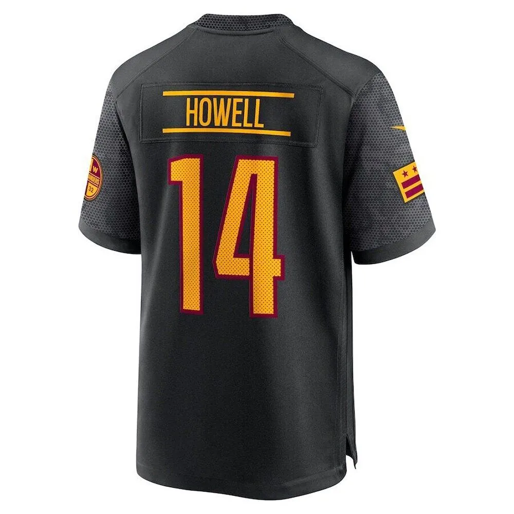 Sam Howell Washington Commanders  Youth Game Jersey - Black