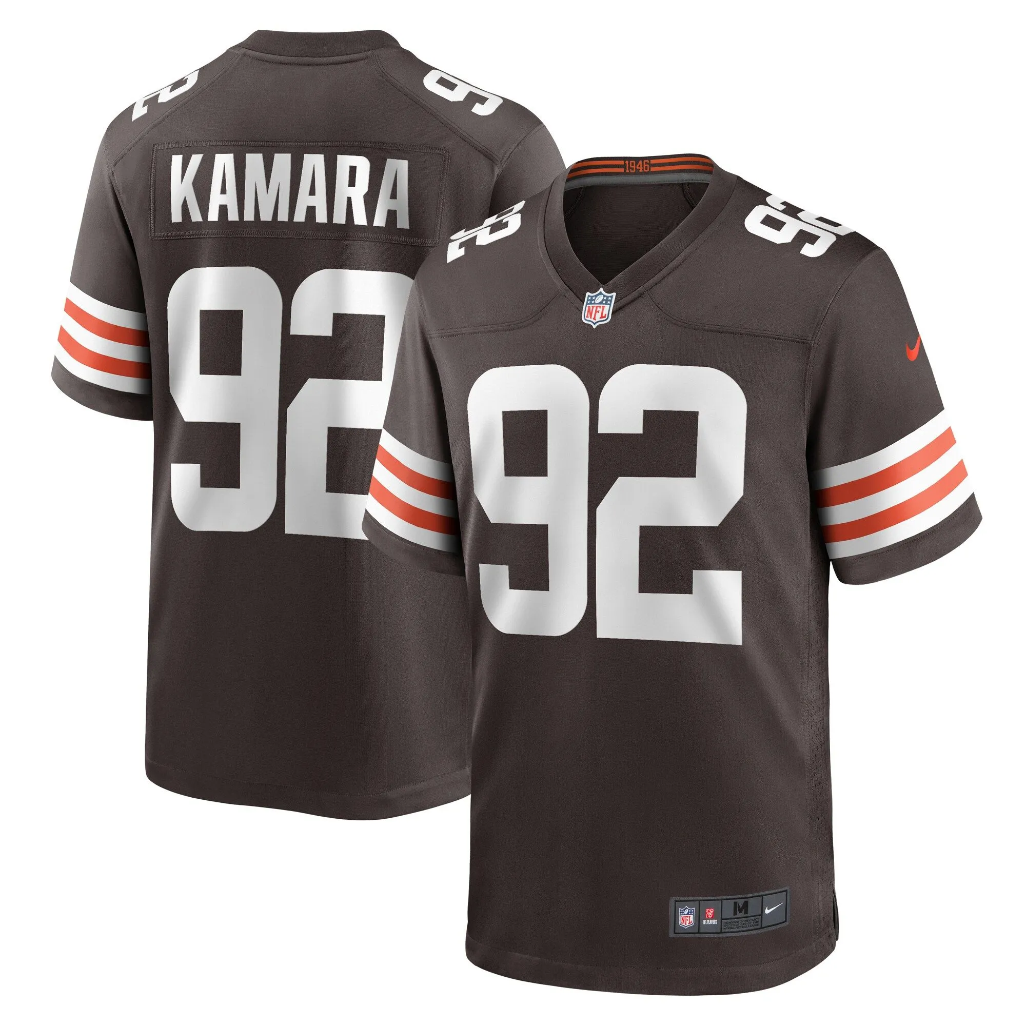 Sam Kamara Cleveland Browns  Team Game Jersey -  Brown