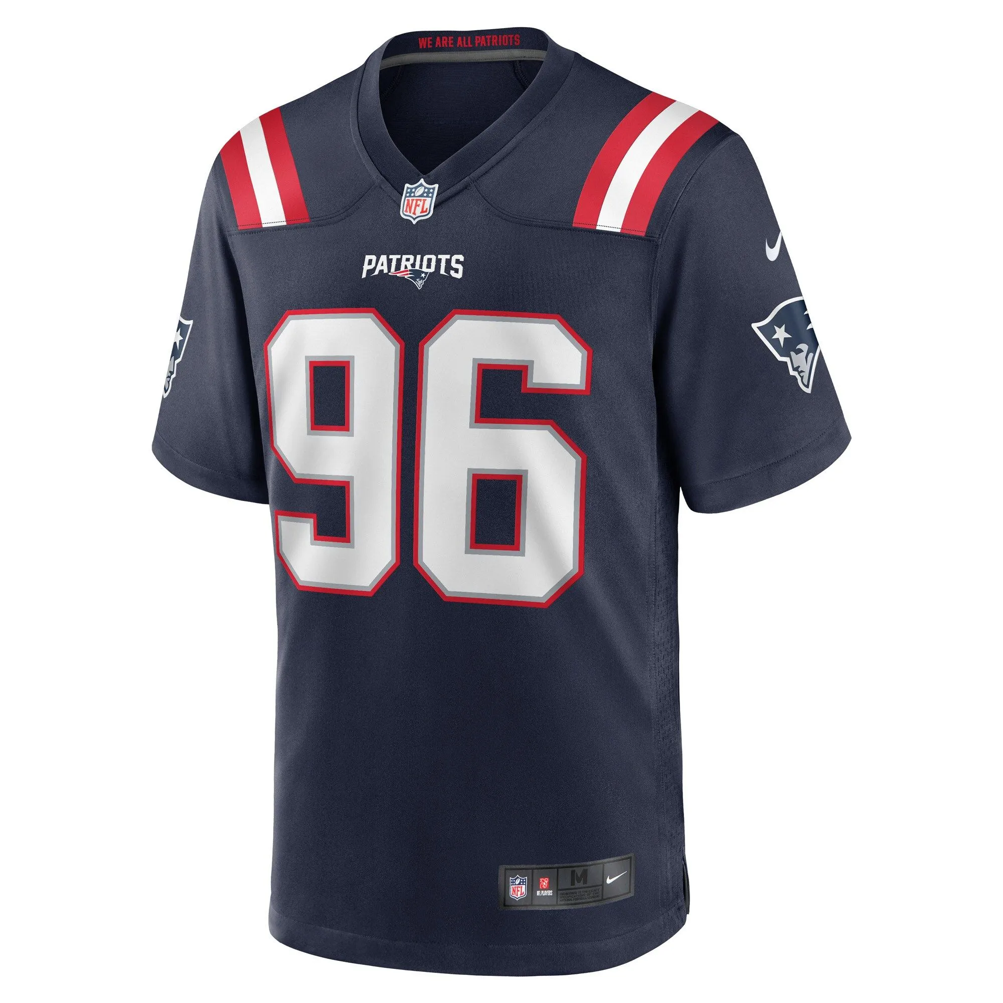 Sam Roberts New England Patriots  Game Player Jersey - Navy