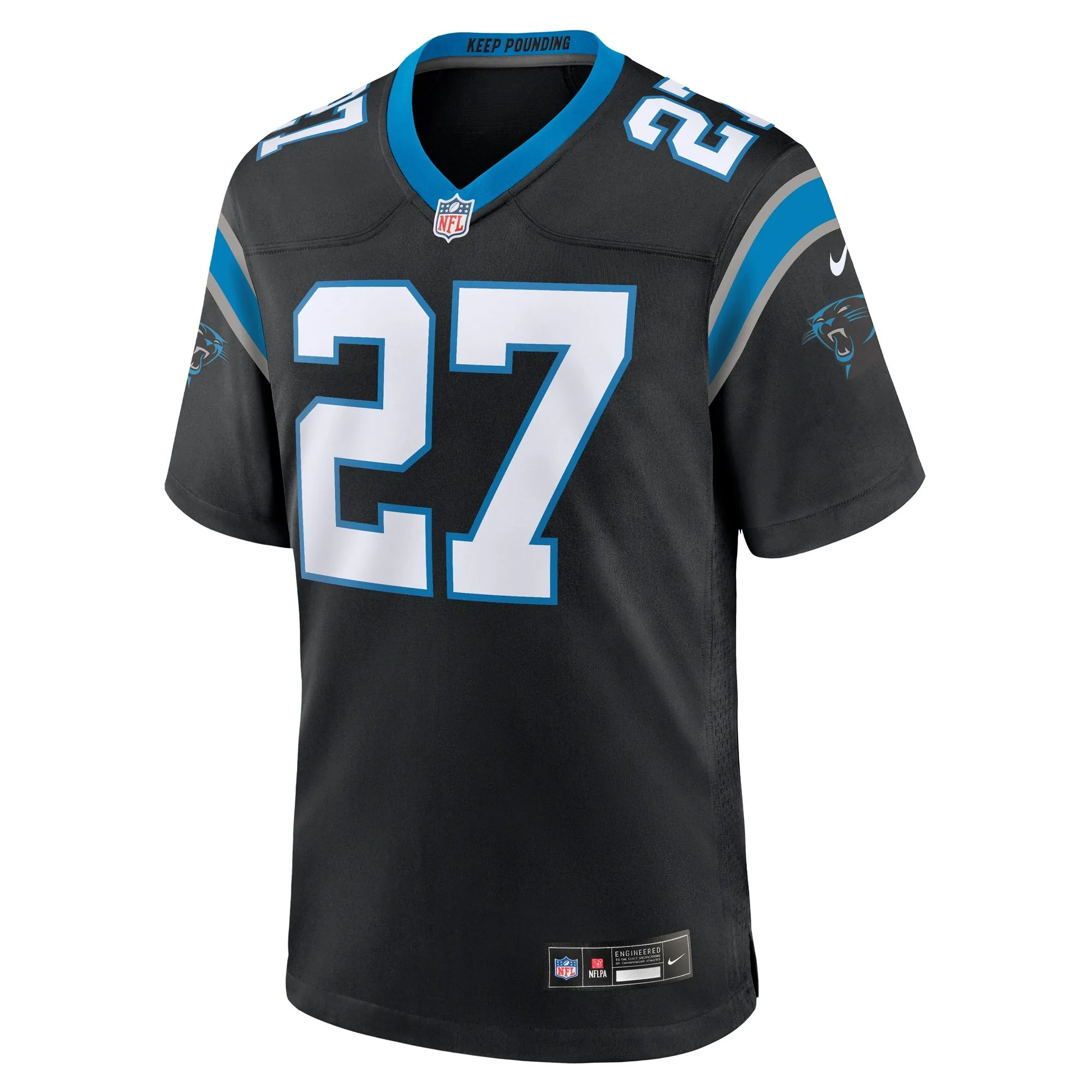 Sam Webb Carolina Panthers  Team Game Jersey -  Black