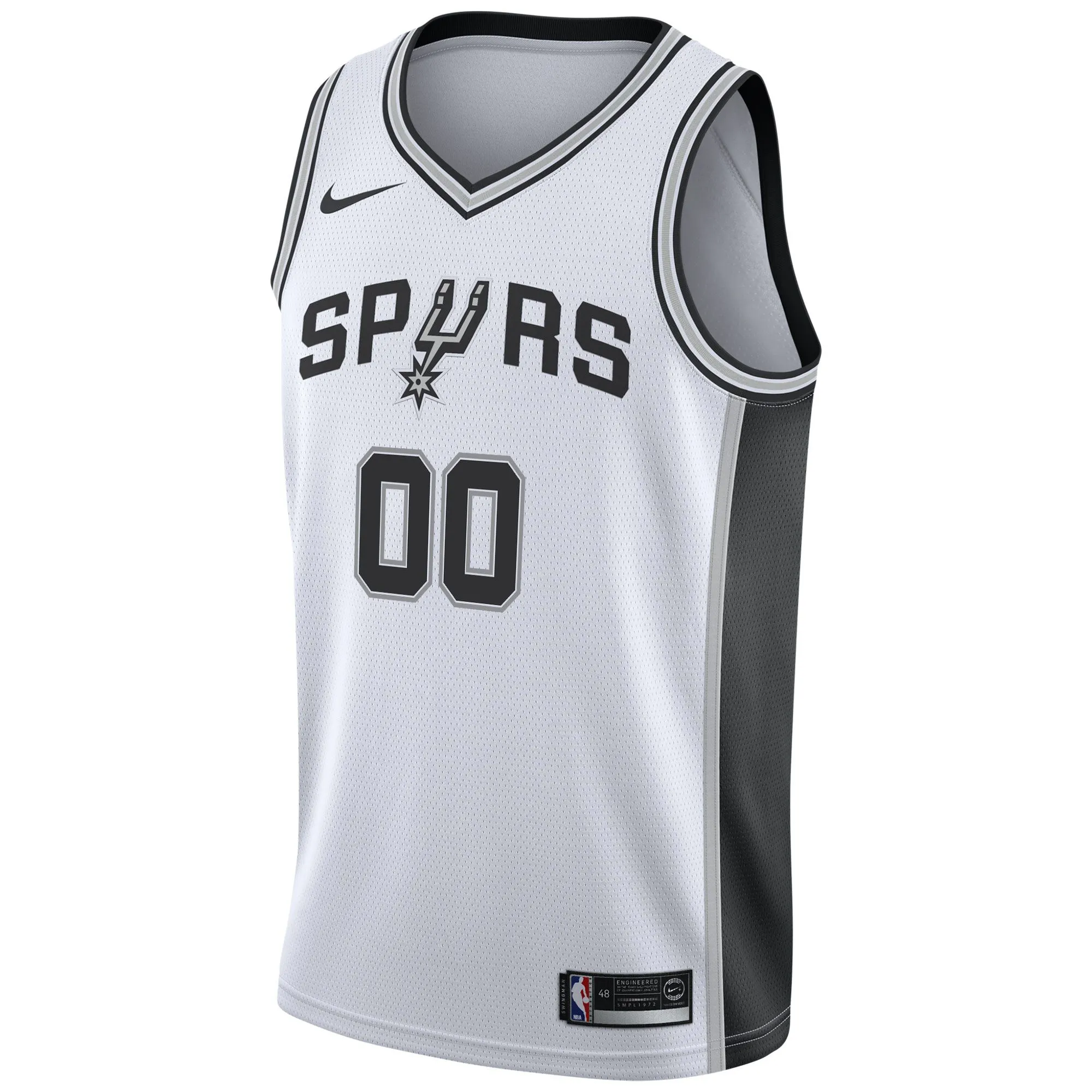 San Antonio Spurs  2020/21 Swingman Custom Jersey - Association Edition - White