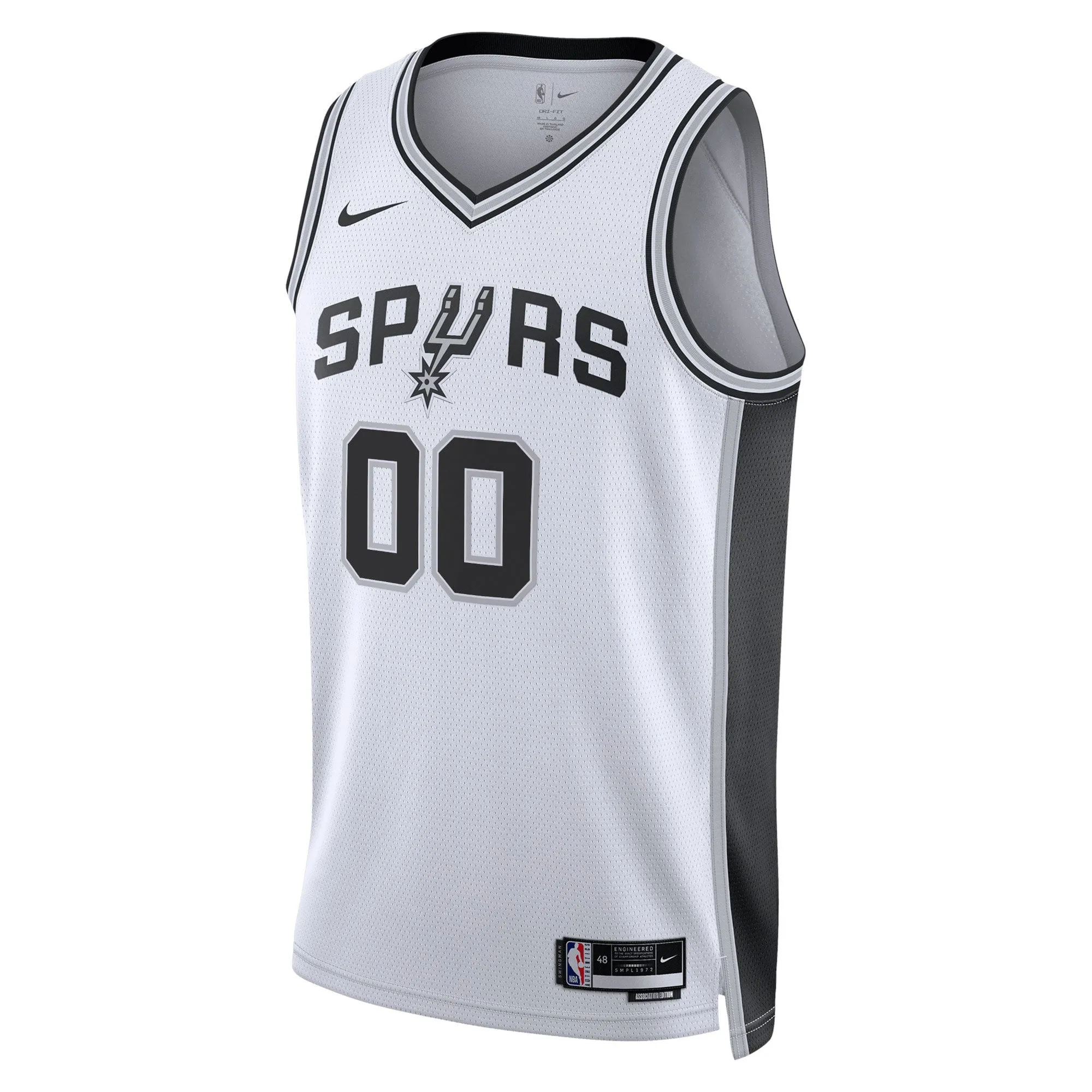 San Antonio Spurs  Unisex Swingman Custom Jersey White - Association Edition