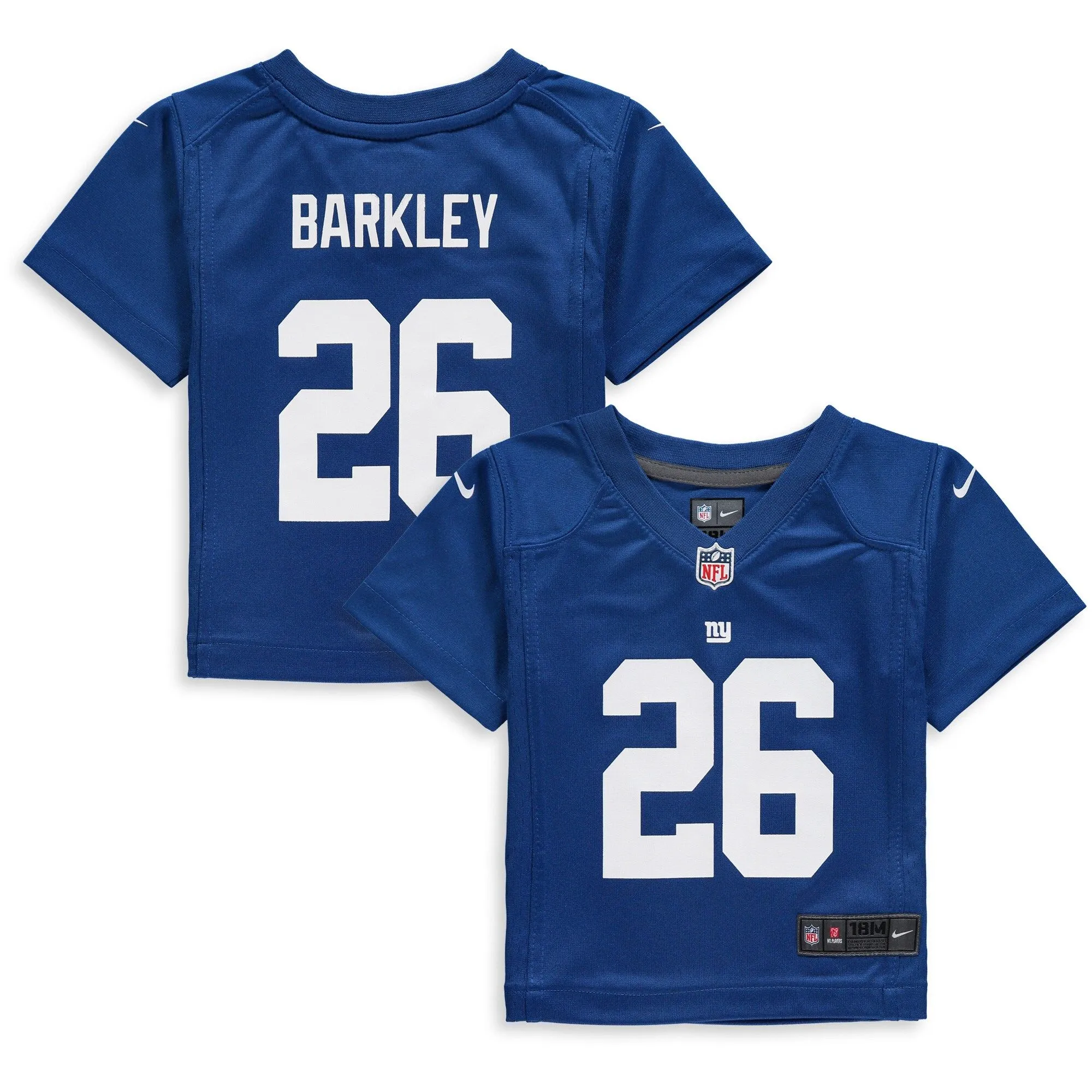 Saquon Barkley New York Giants  Infant Game Jersey - Royal