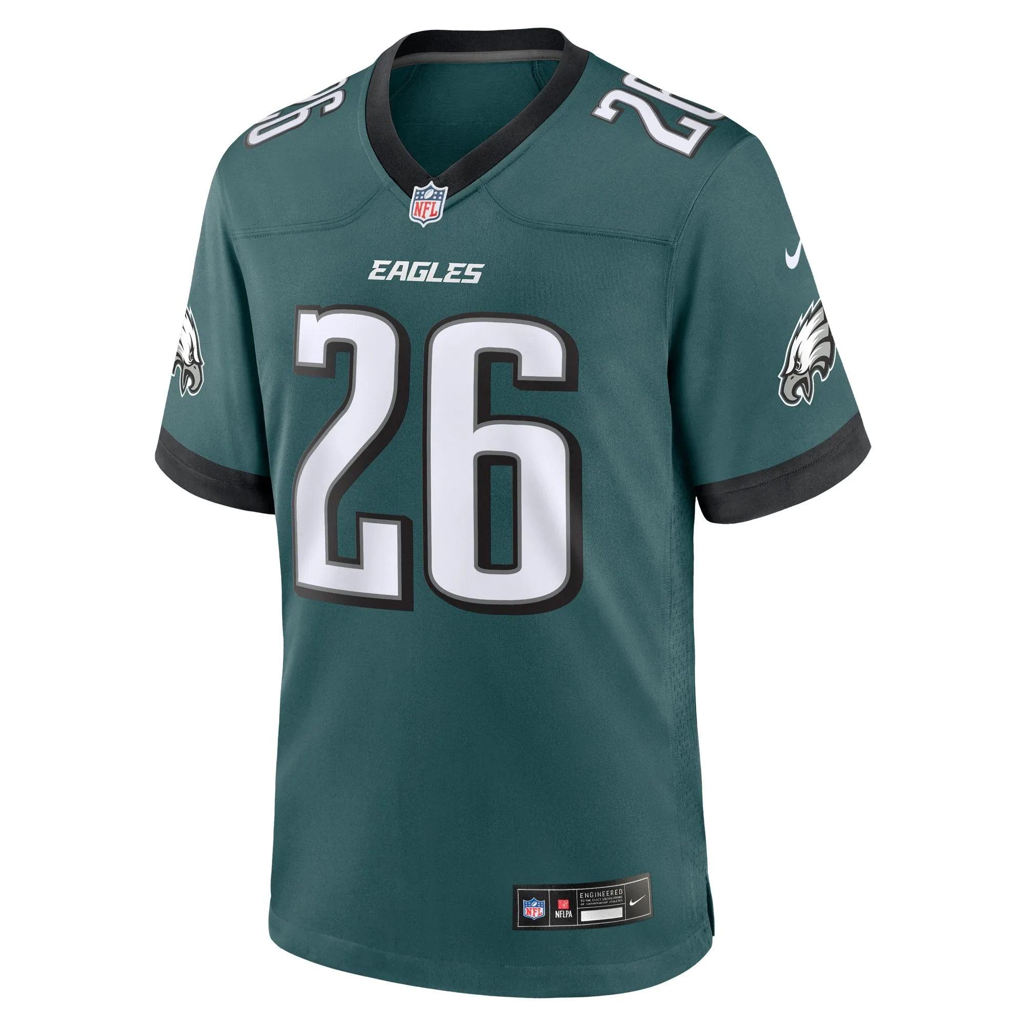 Saquon Barkley Philadelphia Eagles  Game Player Jersey - Midnight Green