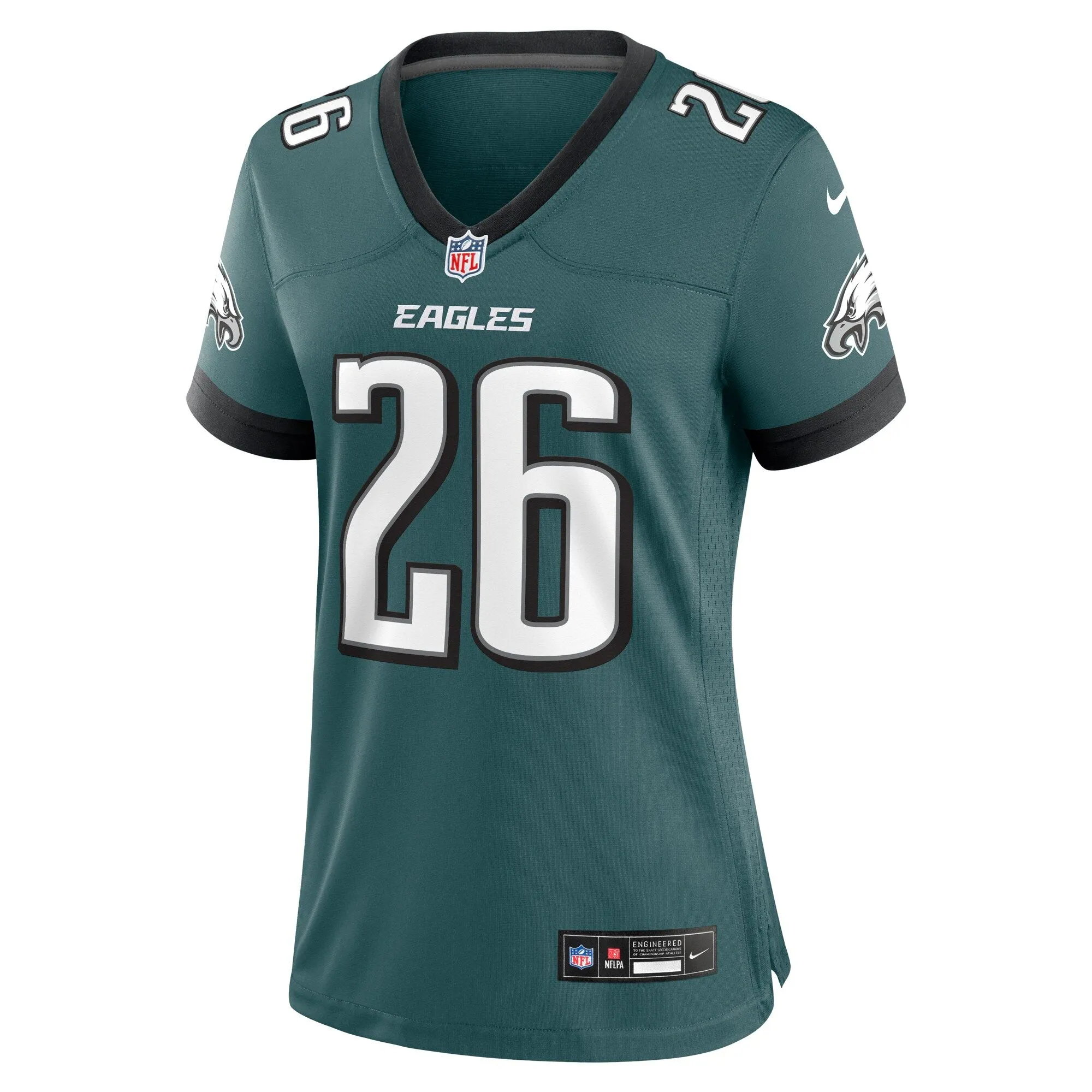 Saquon Barkley Philadelphia Eagles  Women's Game Player Jersey - Midnight Green