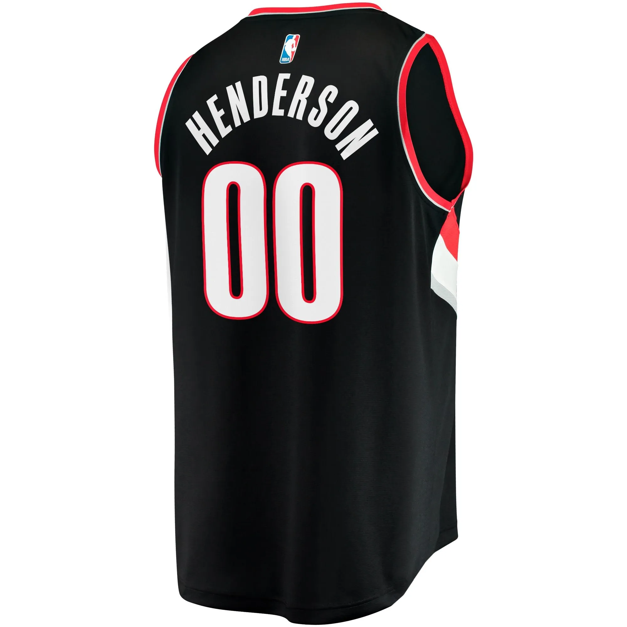 Scoot Henderson Portland Trail Blazers Fanatics Branded  Fast Break Replica Jersey - Icon Edition - Black