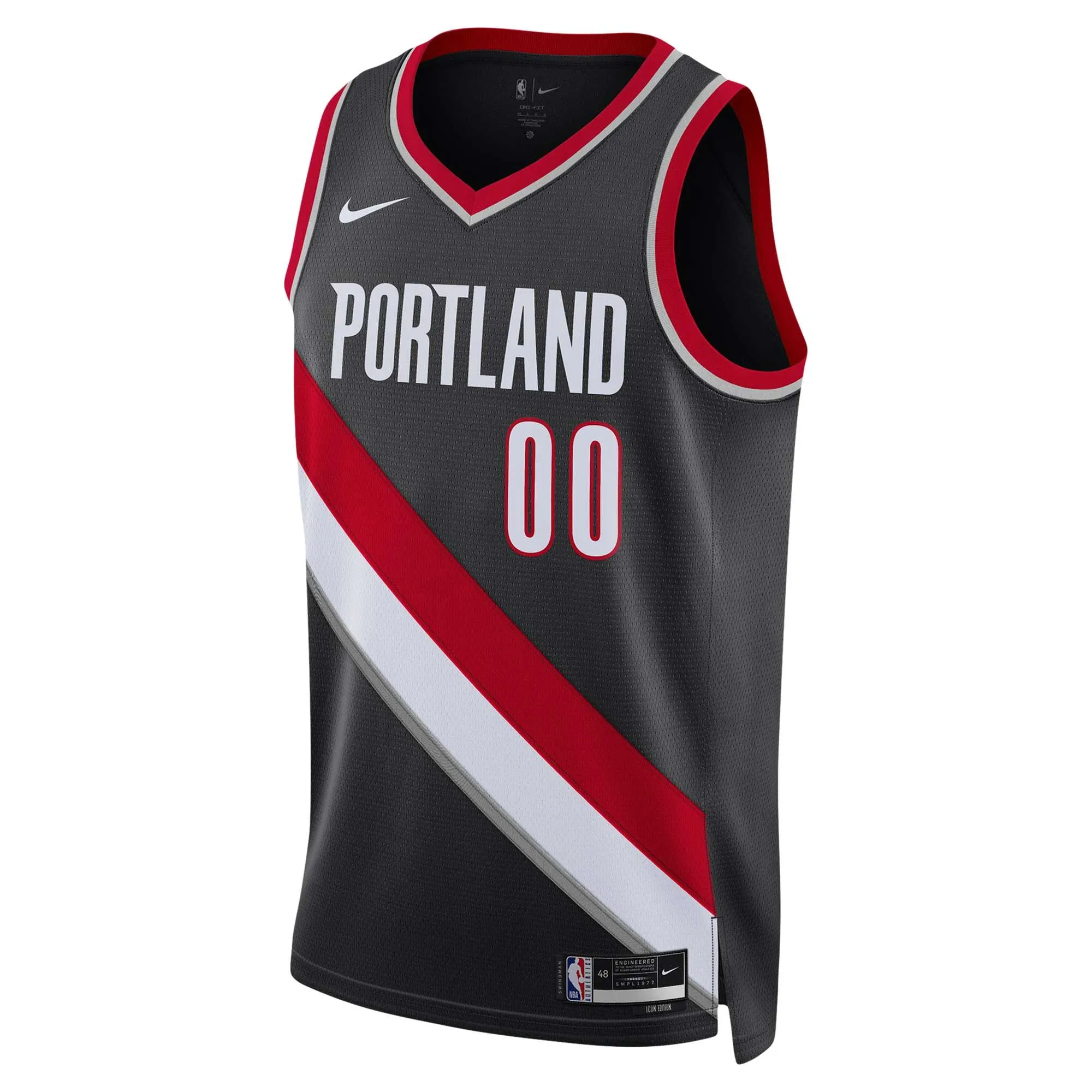 Scoot Henderson Portland Trail Blazers  Unisex 2023 NBA Draft Swingman Jersey - Icon Edition - Black