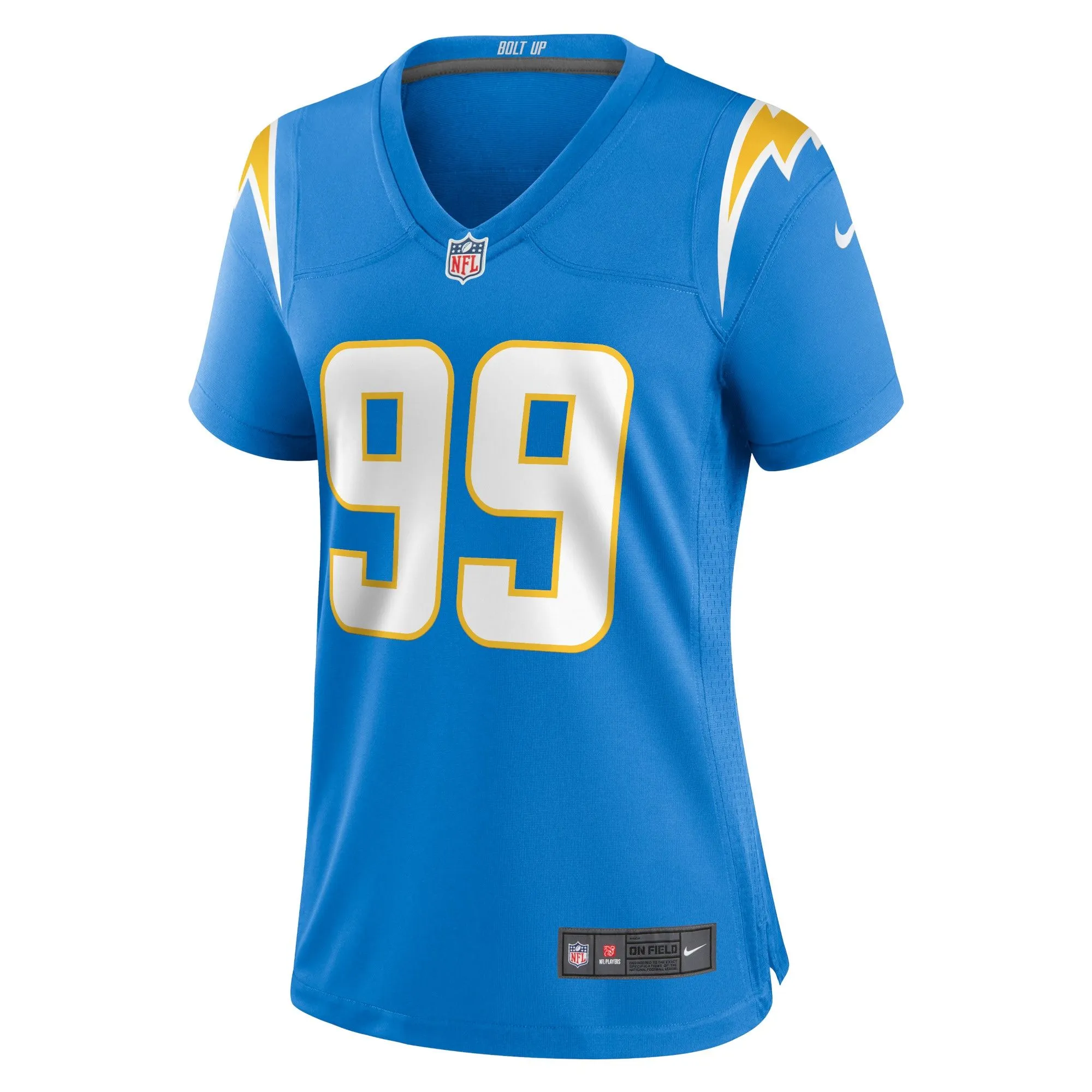 Scott Matlock Los Angeles Chargers  Women's Team Game Jersey - Powder Blue