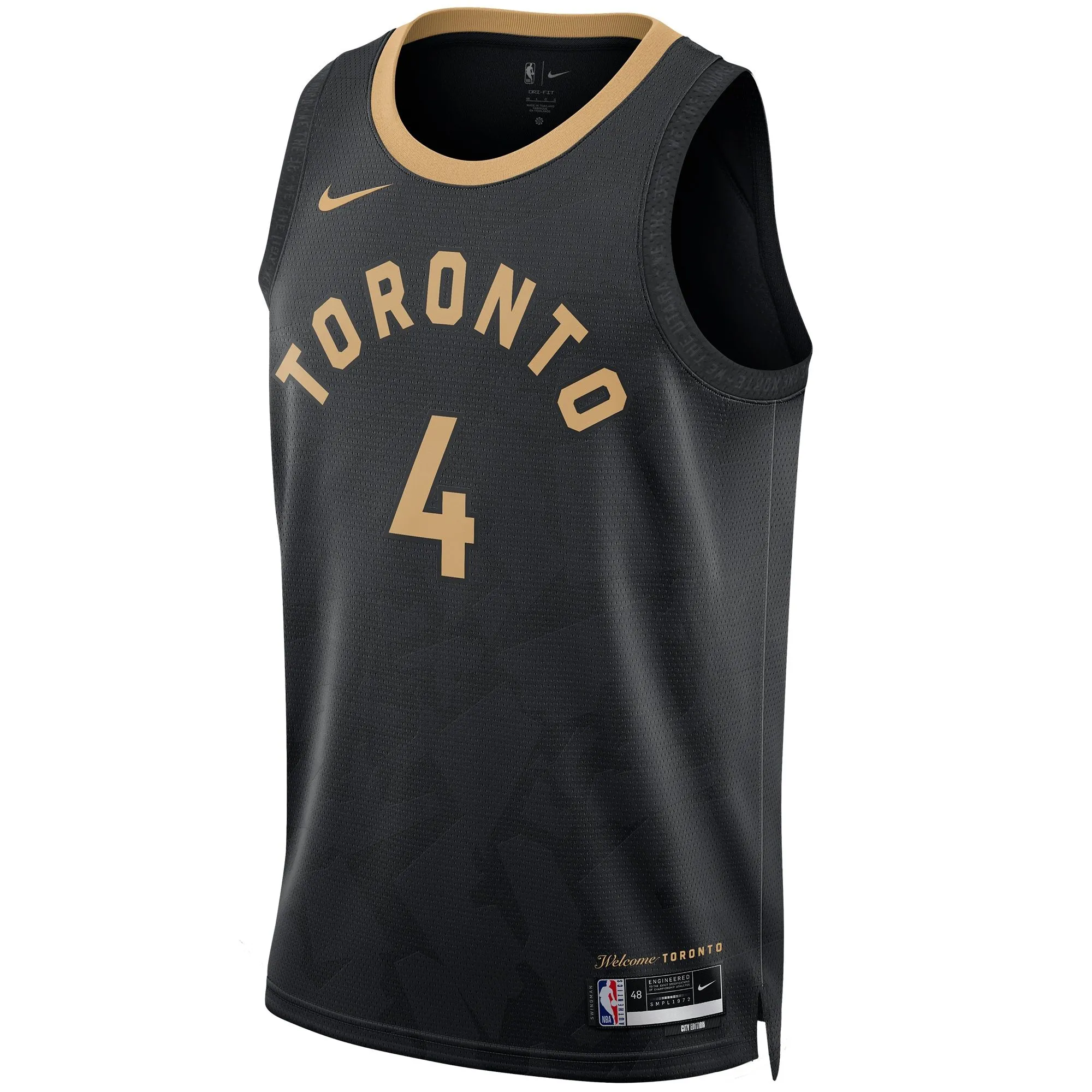 Scottie Barnes Toronto Raptors  Unisex 2022/23 Swingman Jersey - City Edition - Black